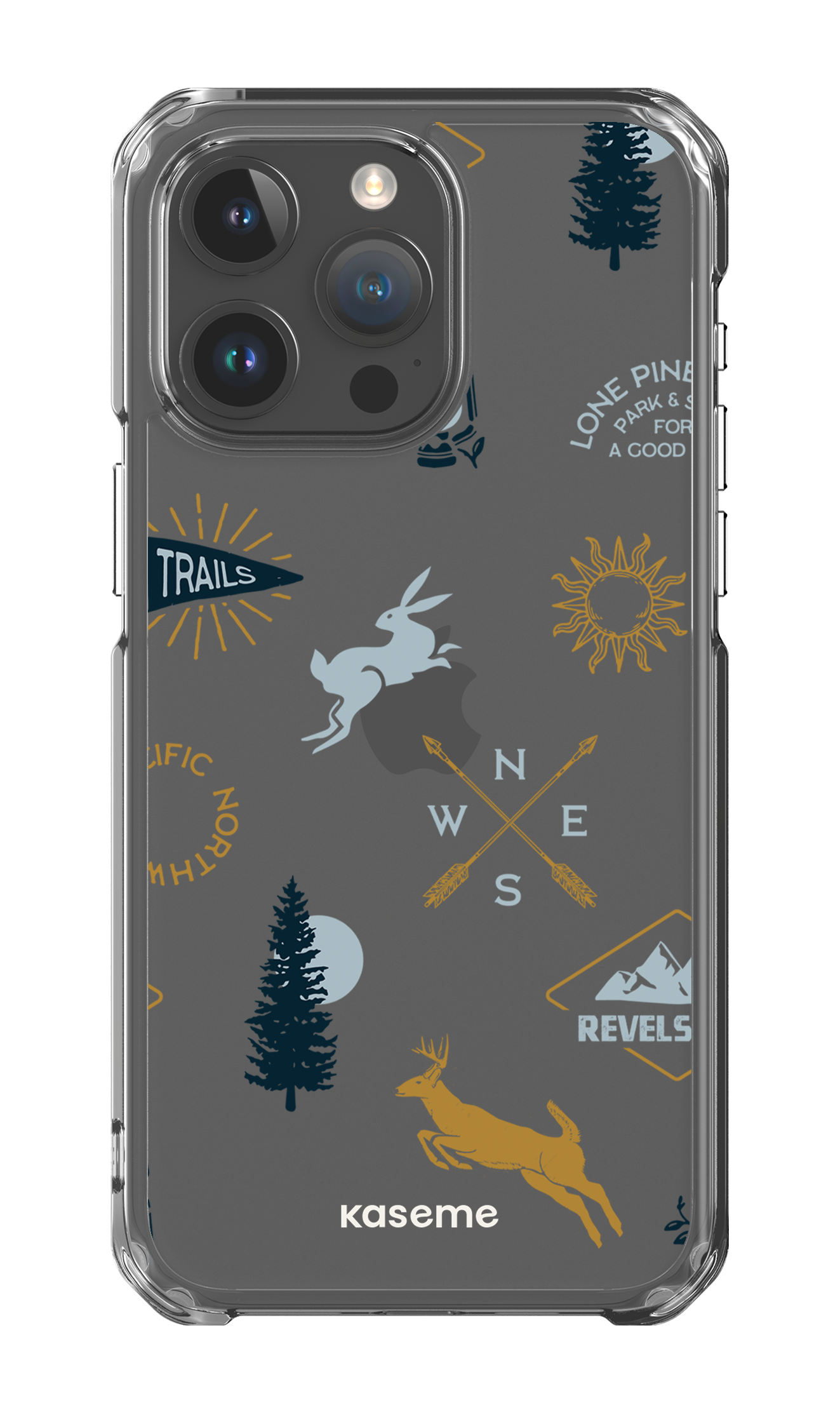 iPhone 15 Pro Max Clear Case Revelstoke white clear case -