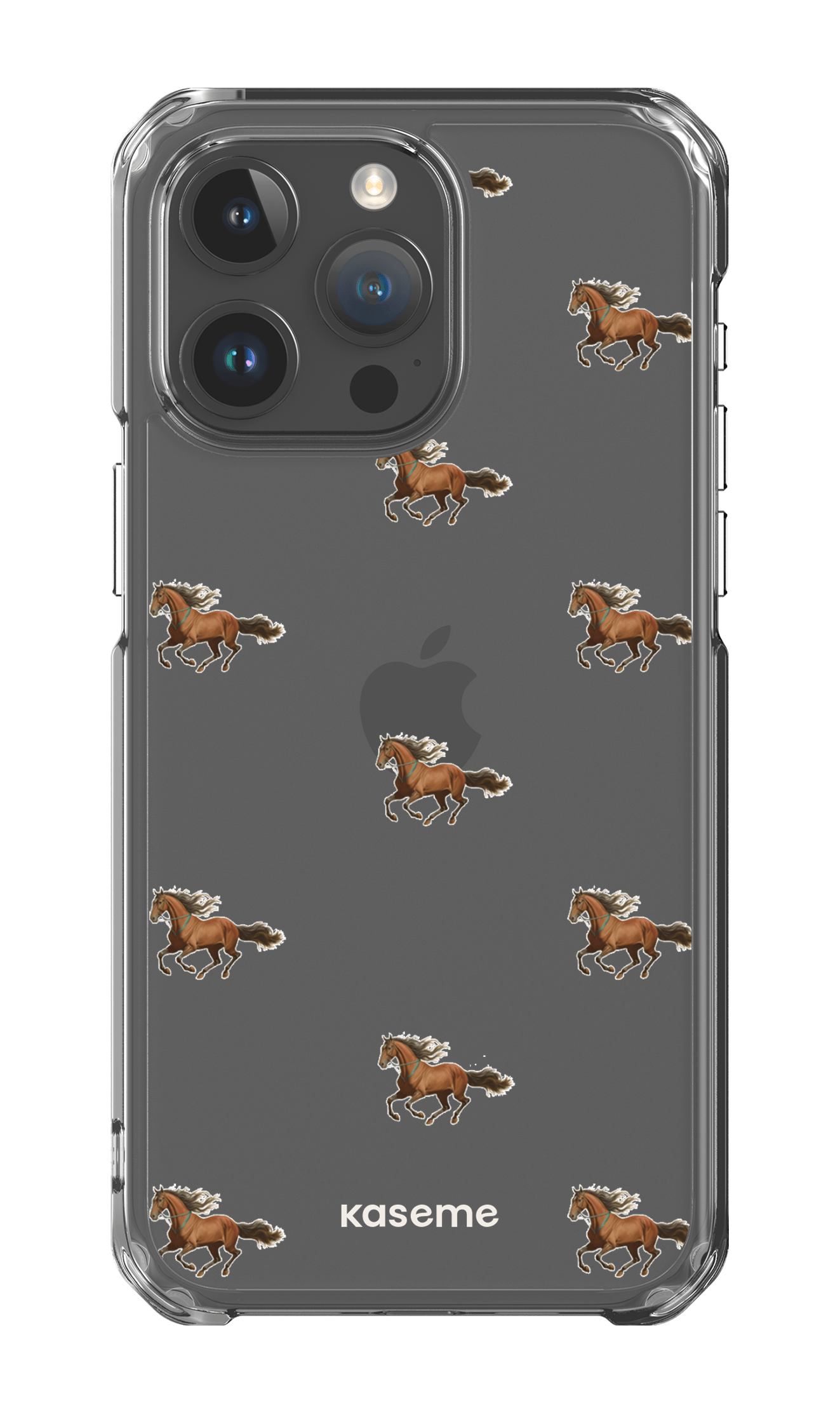 iPhone 15 Pro Max Clear Case Saddle Clear Case -