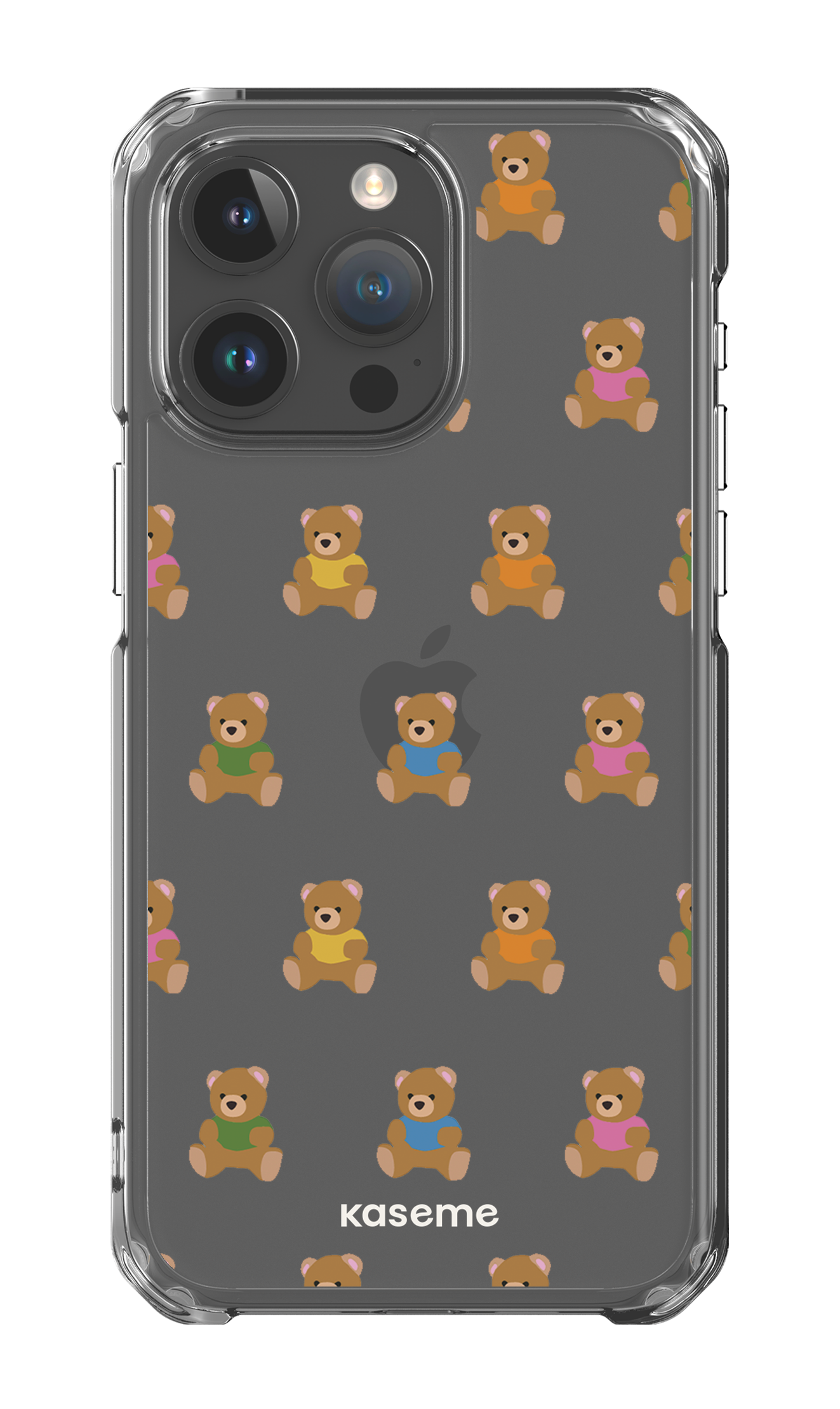 iPhone 15 Pro Max Clear Case Teddy Clear Case -