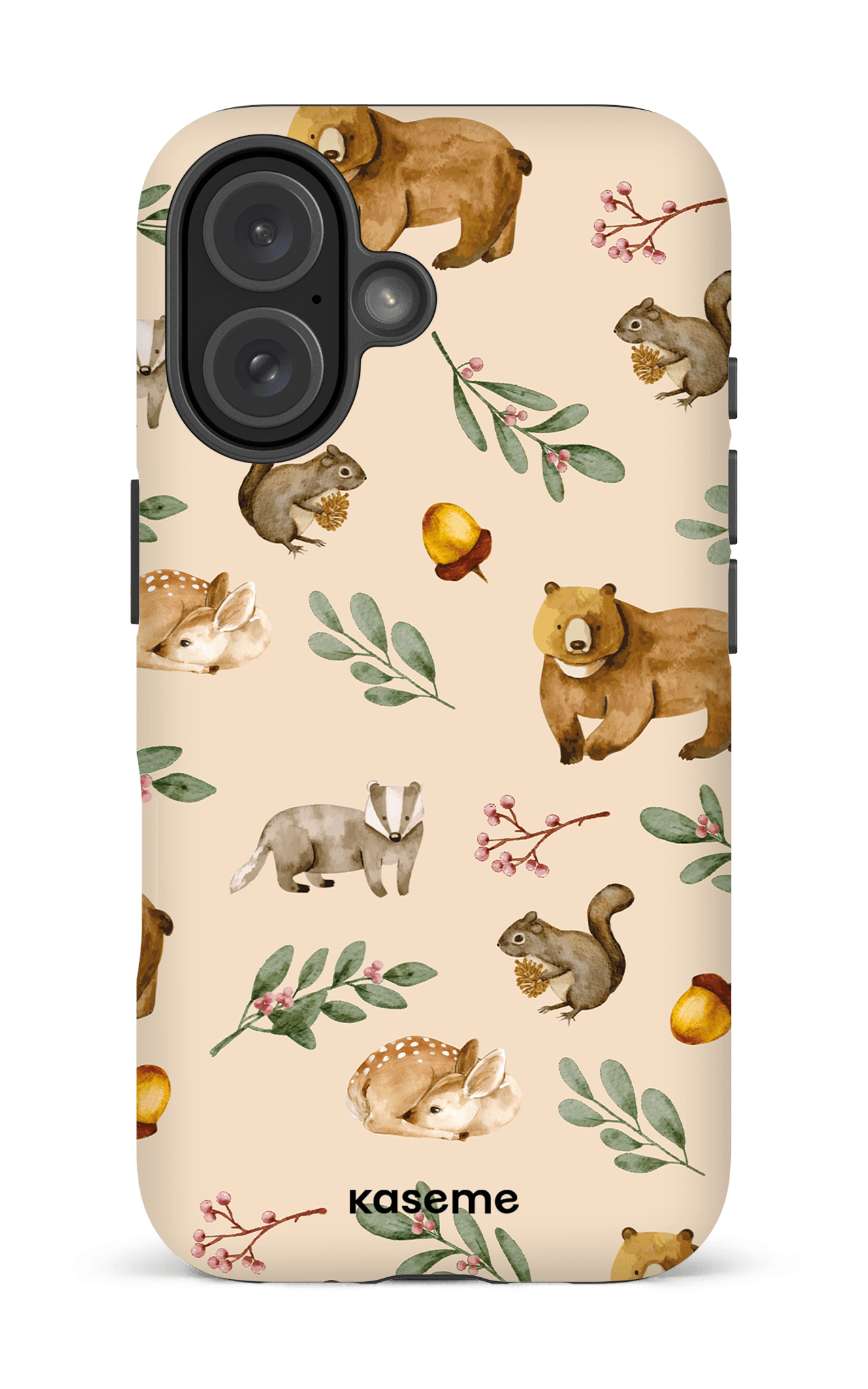 iPhone 16 Impact (Matte) Furry Forest Beige -