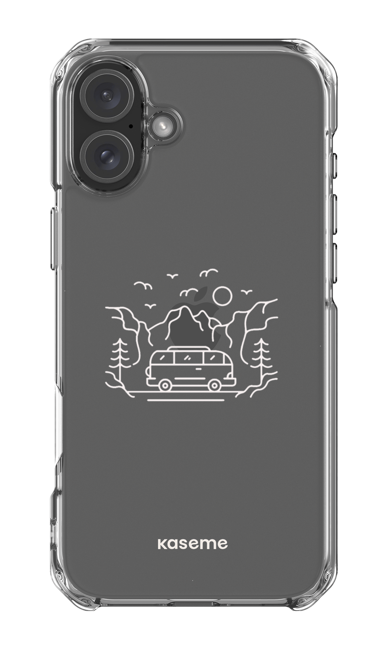 iPhone 16 Plus Clear Case Camp Life Clear Case -