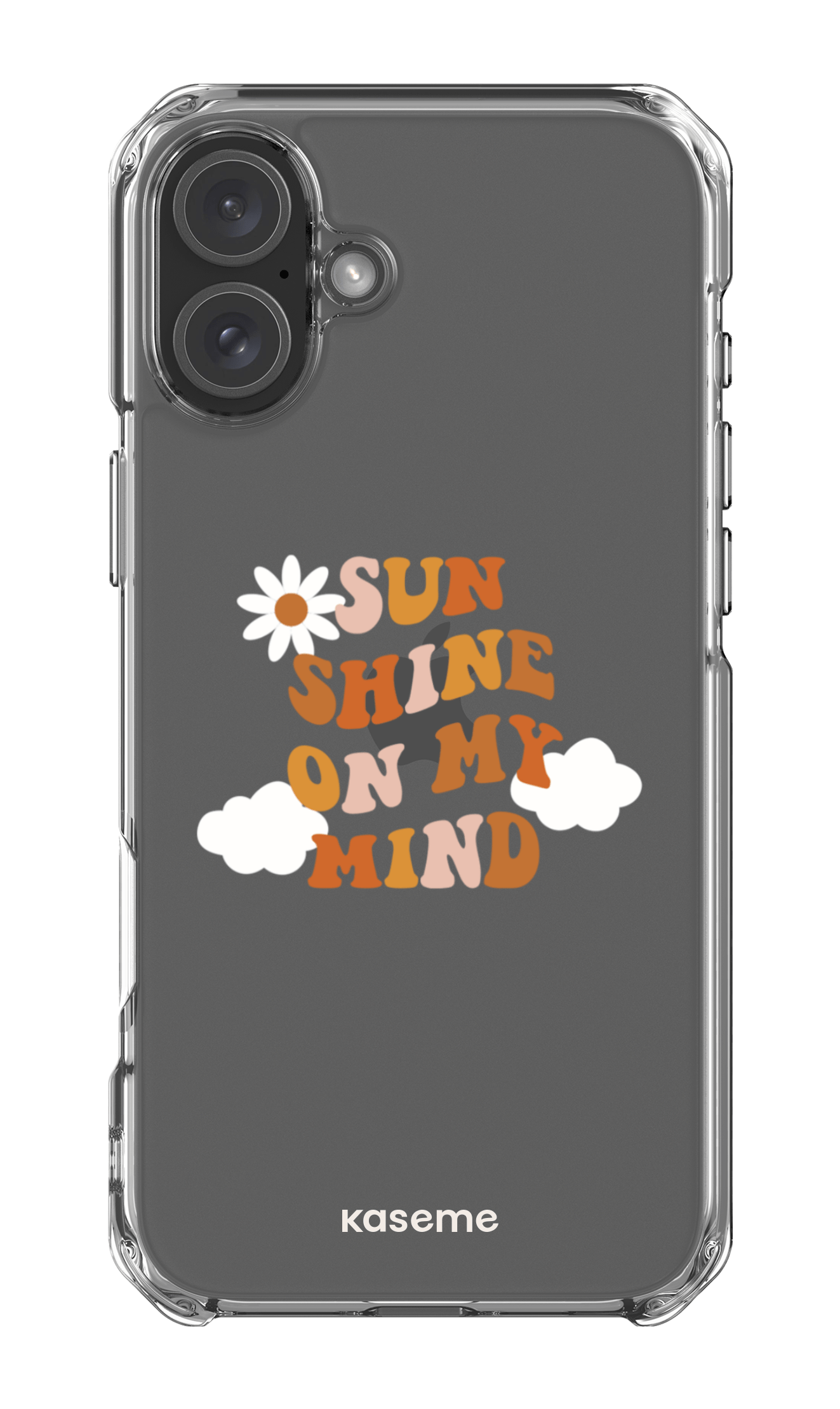 iPhone 16 Plus Clear Case Cheerful Clear Case -