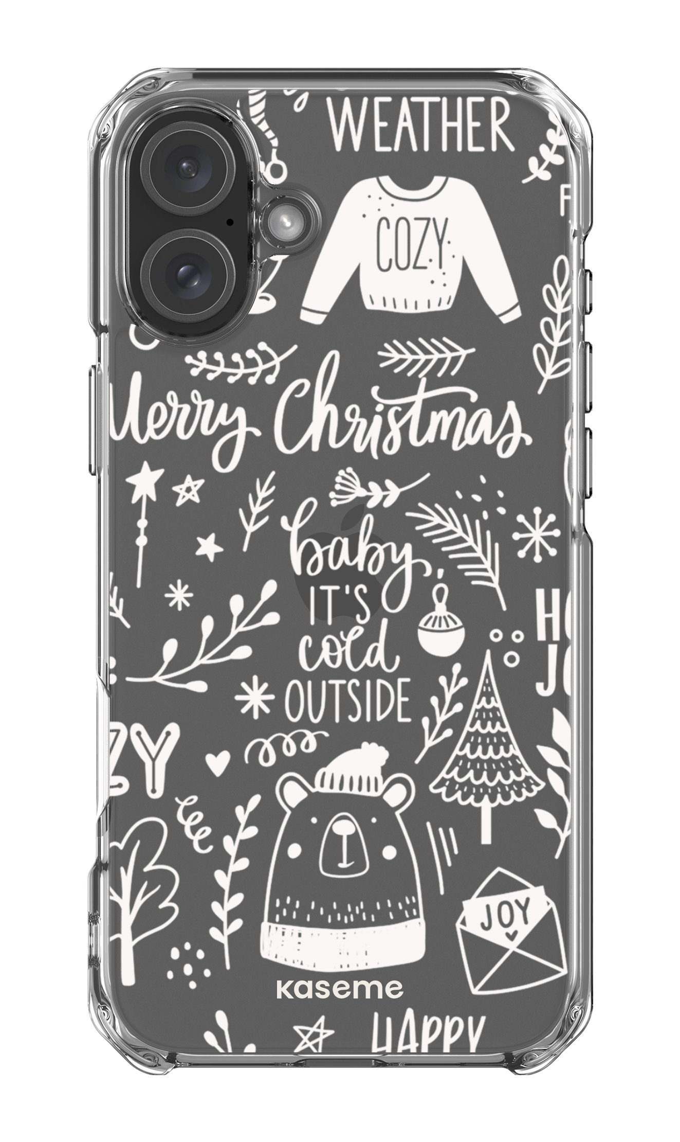 iPhone 16 Plus Clear Case Cold Nights Clear Case -