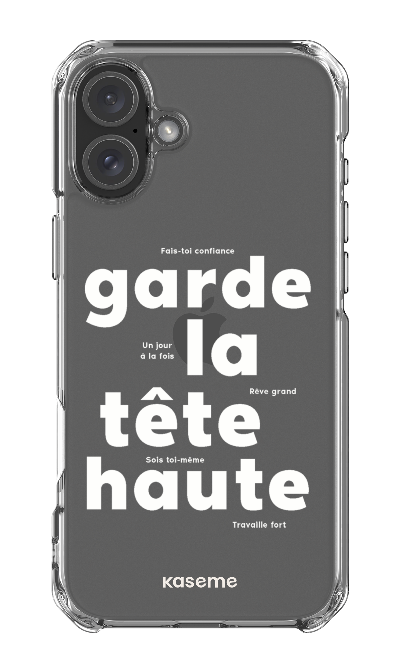 iPhone 16 Plus Clear Case État d'esprit Clear Case -