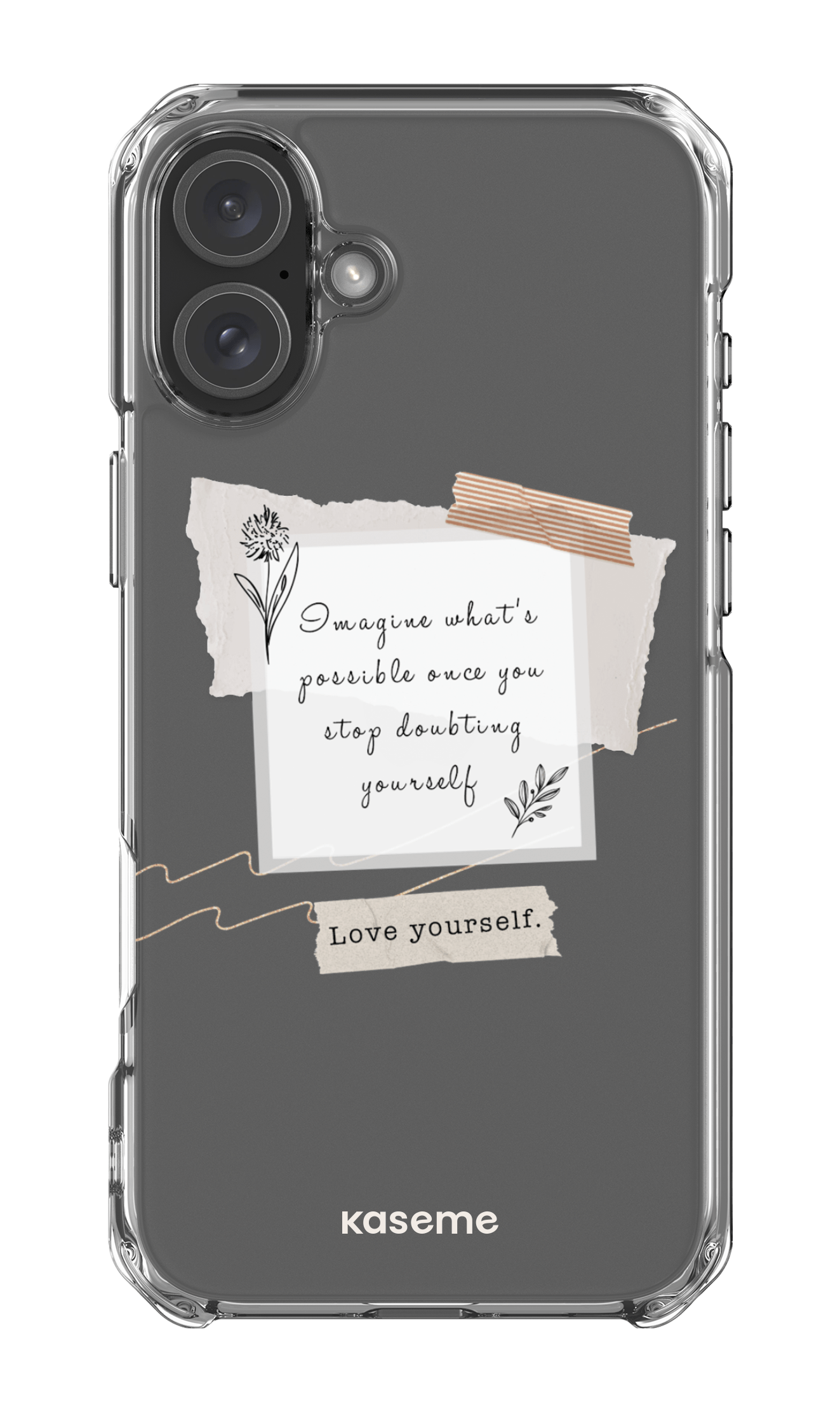 iPhone 16 Plus Clear Case Faith Clear Case -