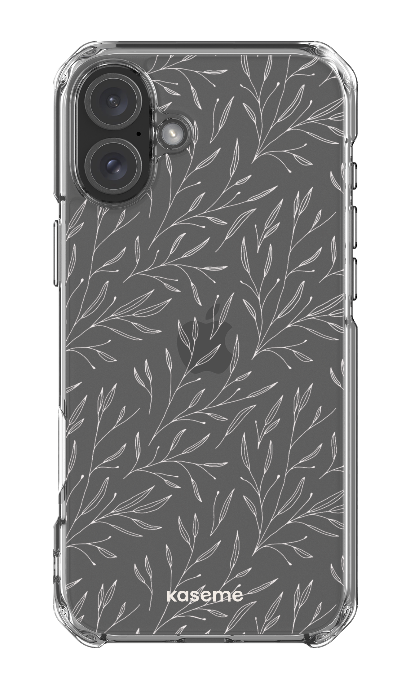 iPhone 16 Plus Clear Case Hibiscus Clear Case -