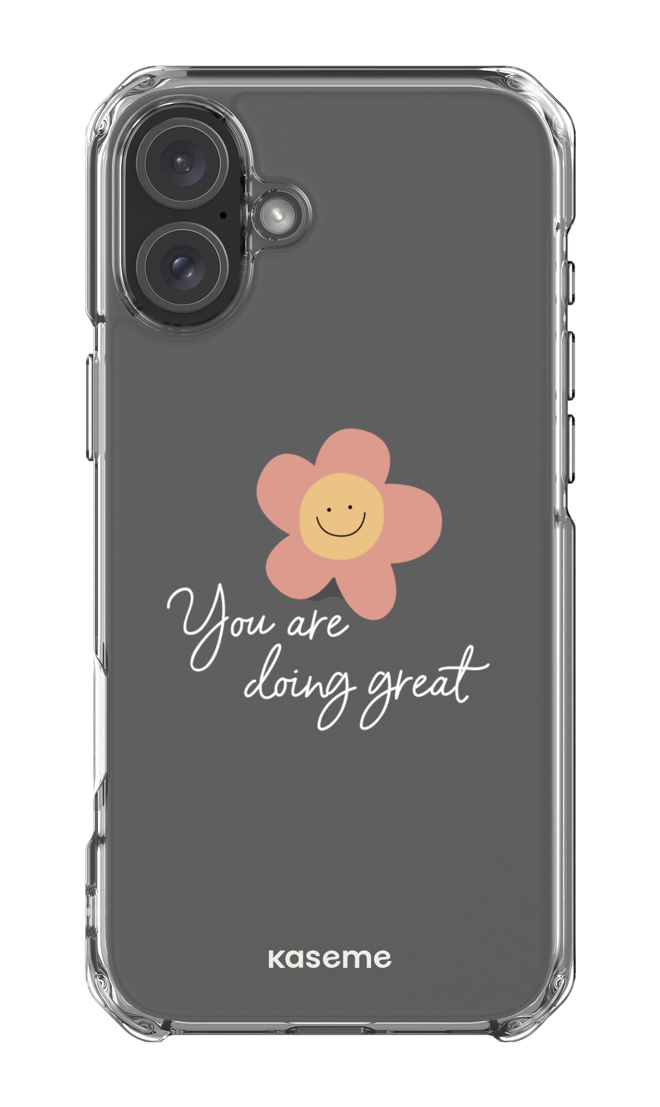 iPhone 16 Plus Clear Case Keep going Clear Case -