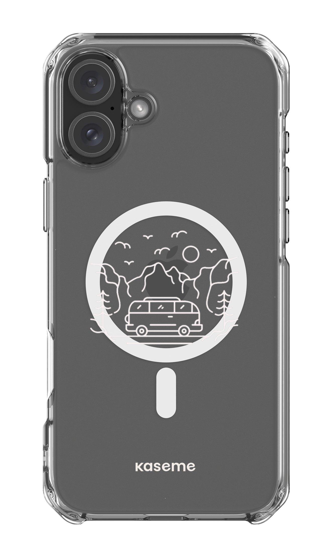 iPhone 16 Plus Clear Case Magsafe Camp Life Clear Case -