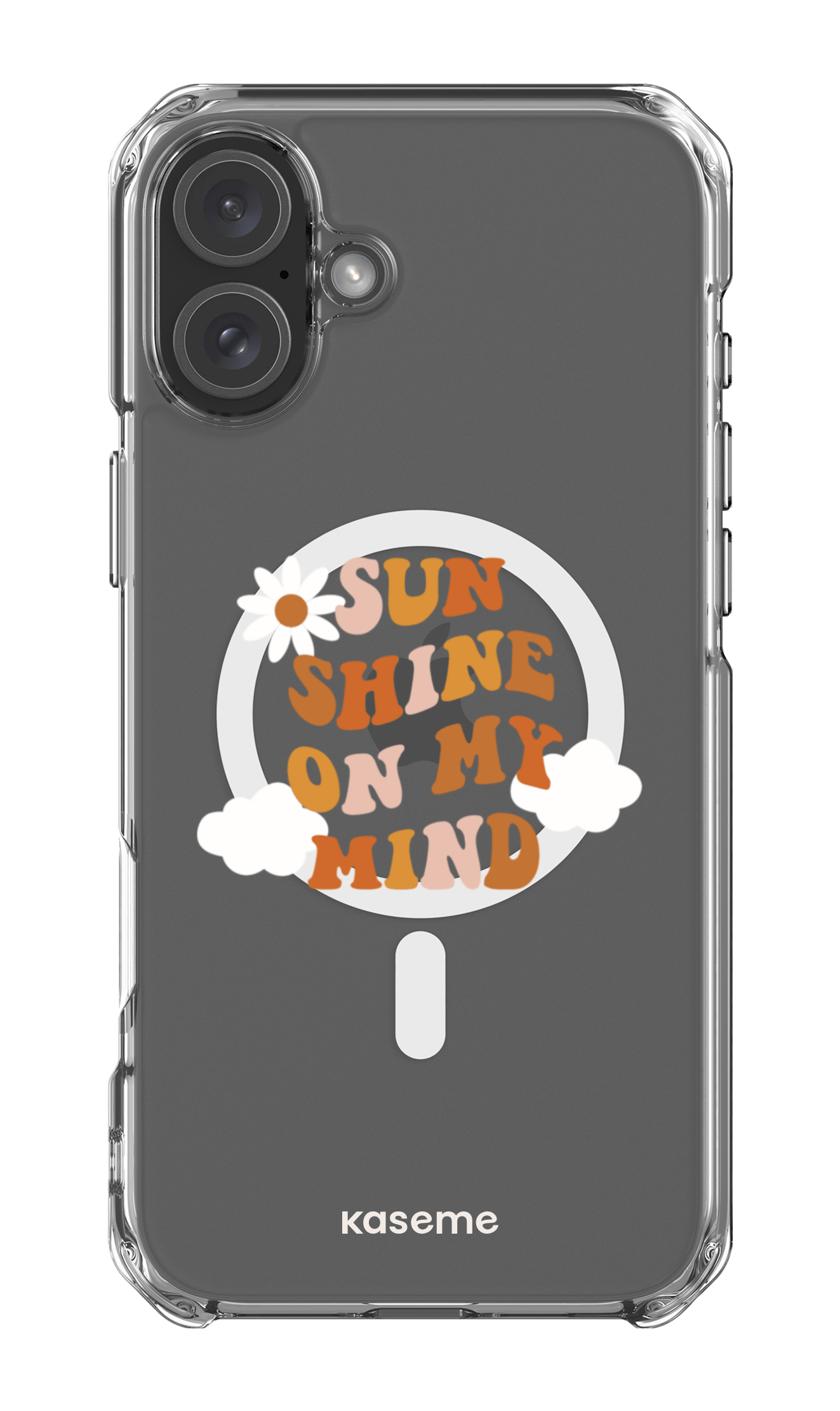 iPhone 16 Plus Clear Case Magsafe Cheerful Clear Case -