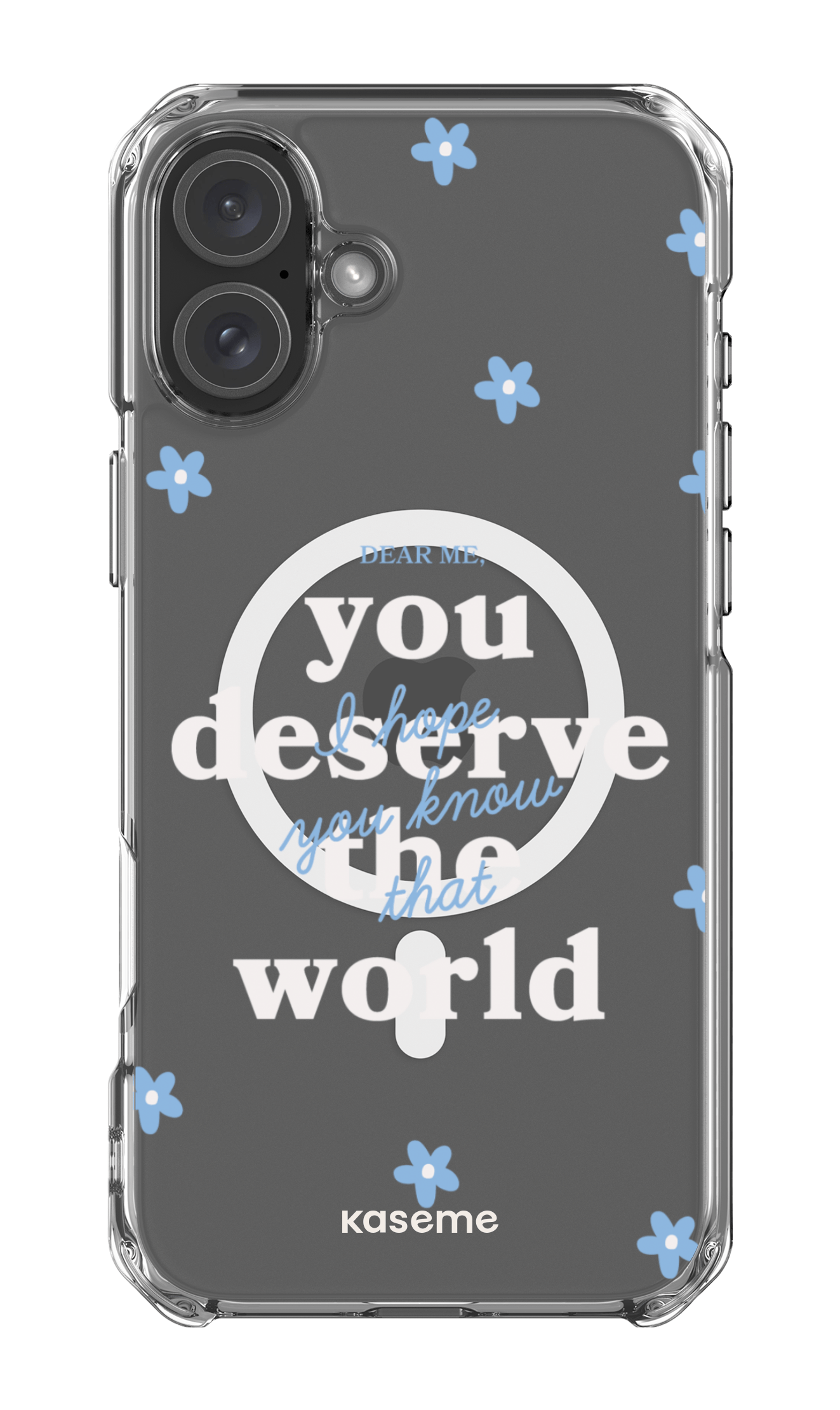 iPhone 16 Plus Clear Case Magsafe Dear Me clear case -