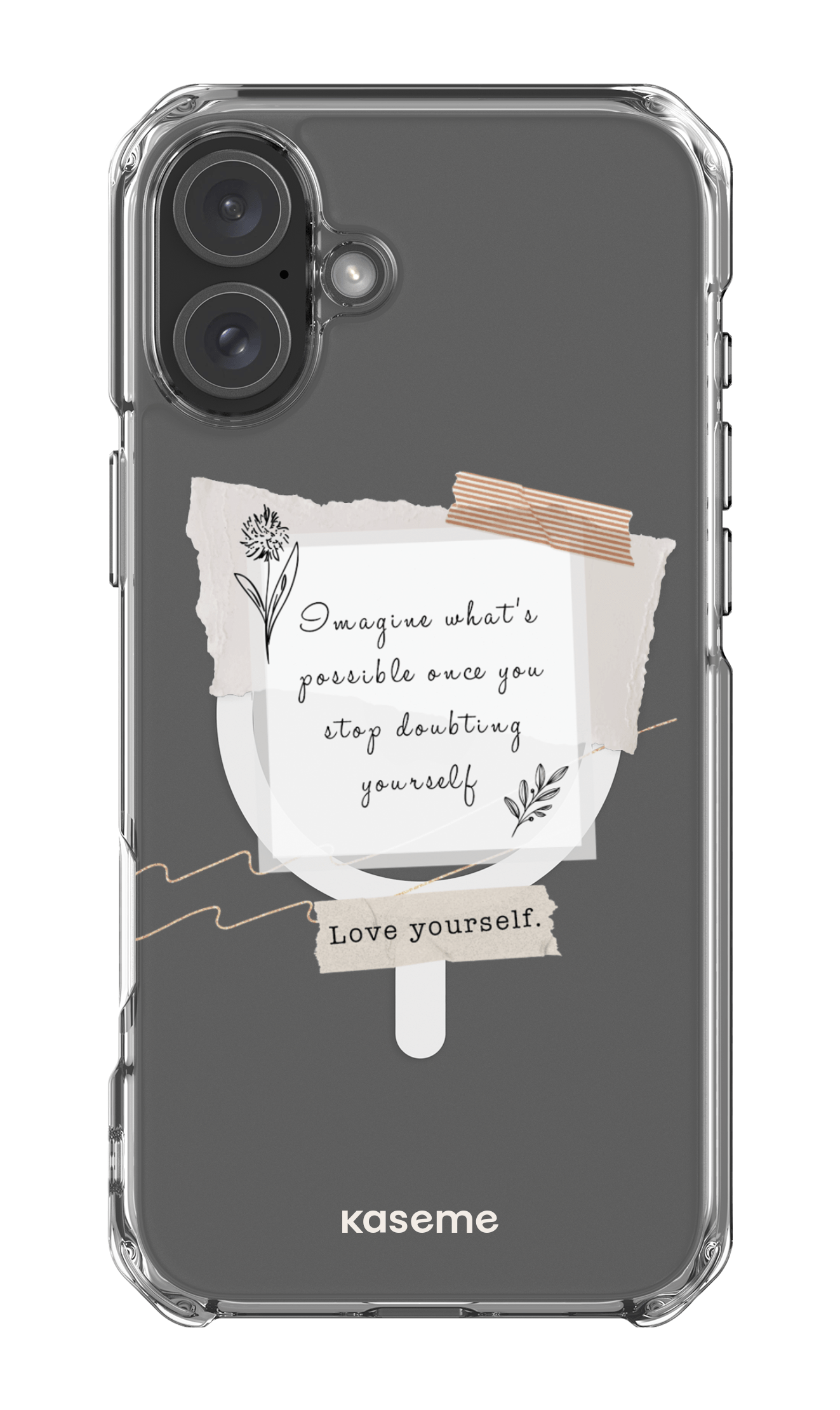 iPhone 16 Plus Clear Case Magsafe Faith Clear Case -