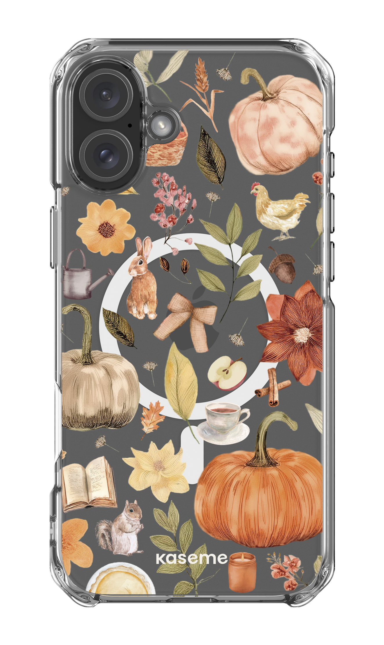 iPhone 16 Plus Clear Case Magsafe Harvest Hues Clear Case -