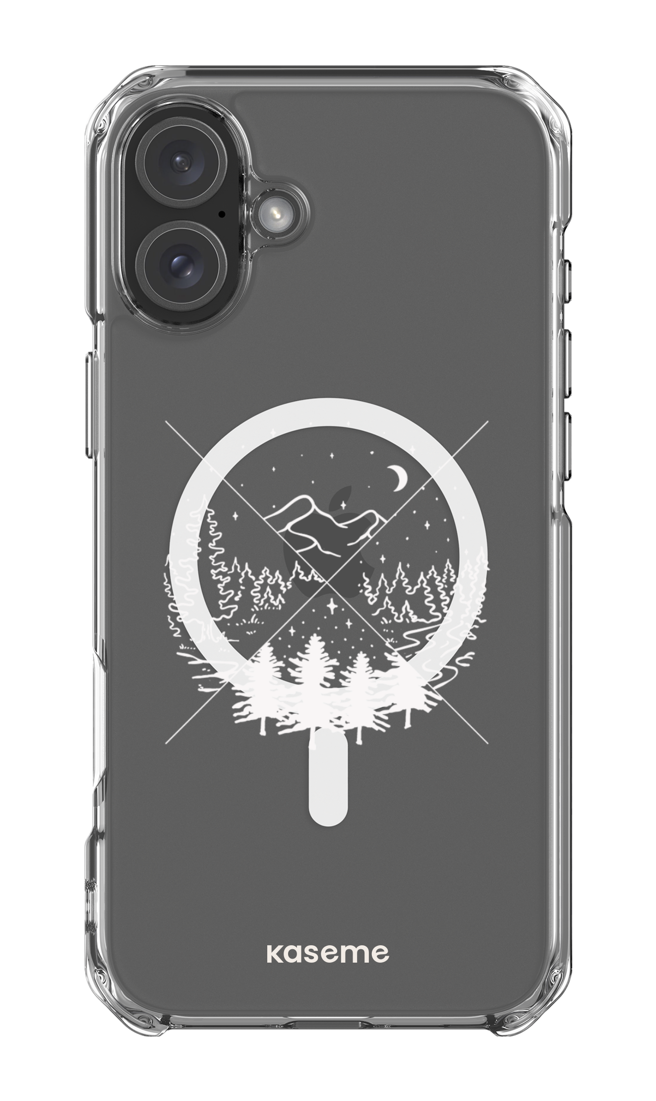 iPhone 16 Plus Clear Case Magsafe Hike Clear Case -