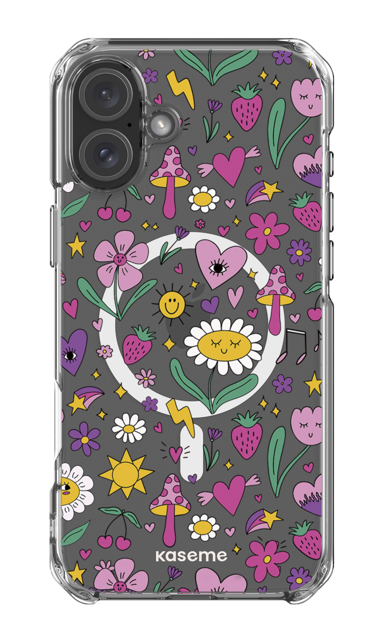 iPhone 16 Plus Clear Case Magsafe Hypnotize Clear Case -