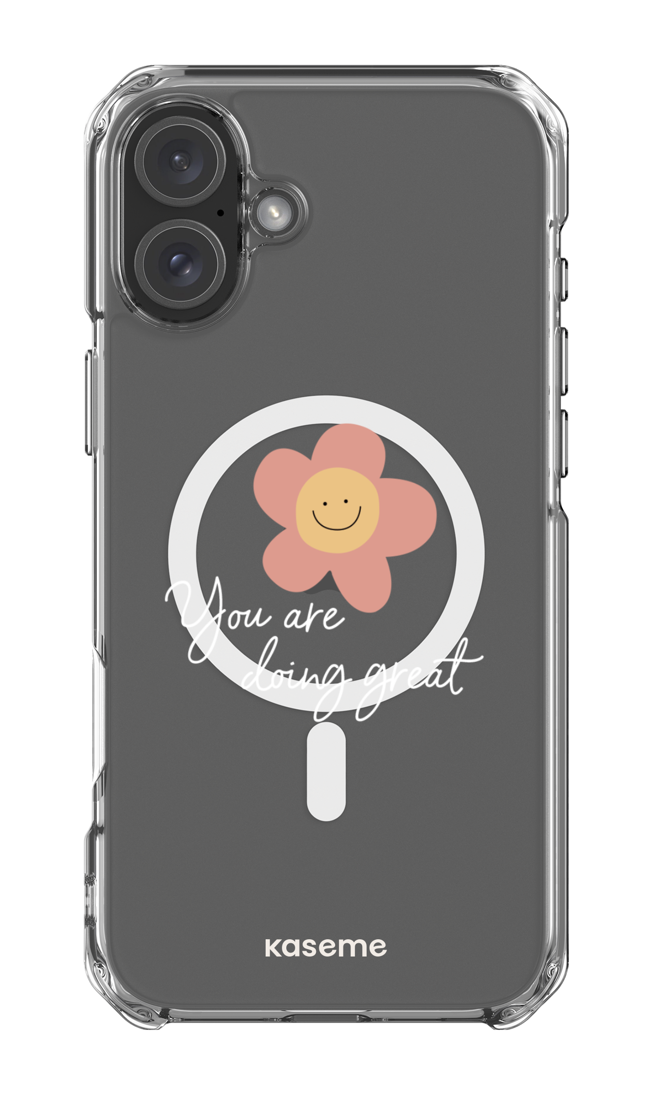 iPhone 16 Plus Clear Case Magsafe Keep going Clear Case -