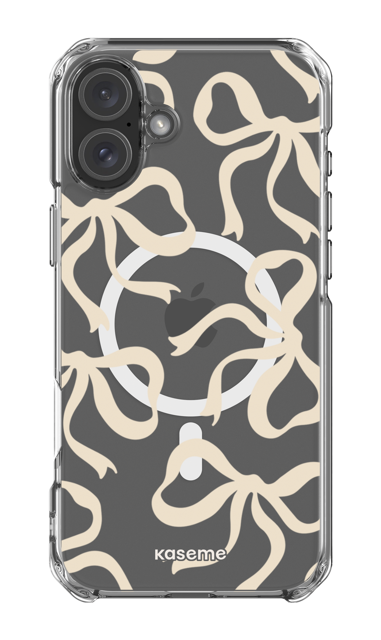 iPhone 16 Plus Clear Case Magsafe Lace Clear Case -