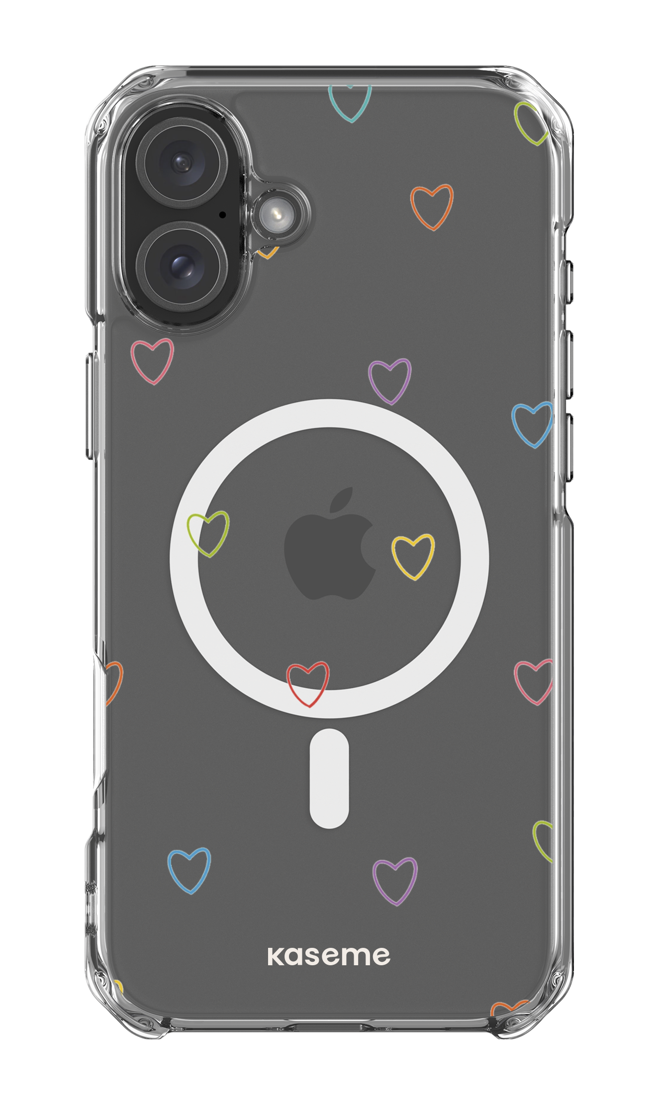 iPhone 16 Plus Clear Case Magsafe Love Wins Clear Case -