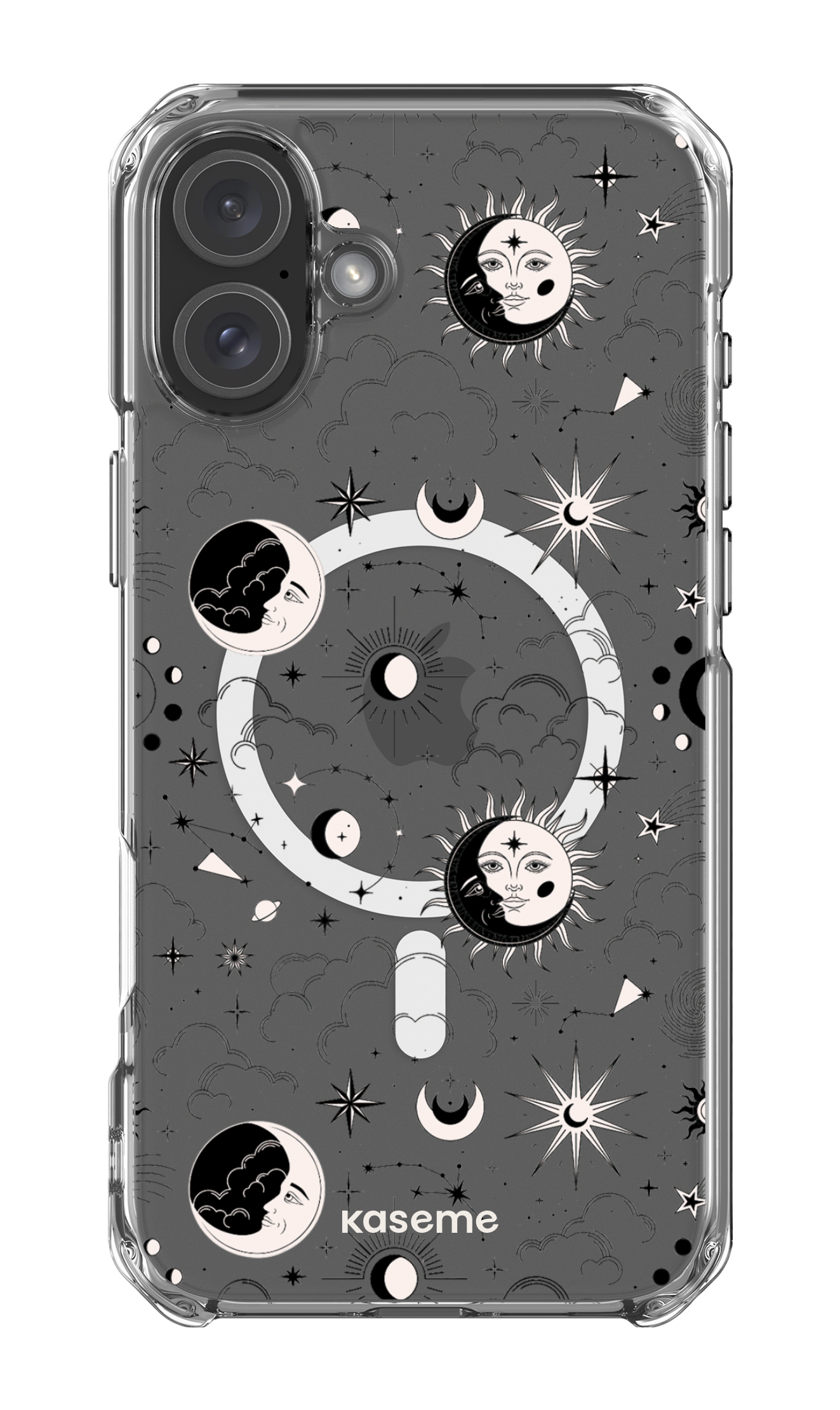 iPhone 16 Plus Clear Case Magsafe Milky Way White Clear Case -