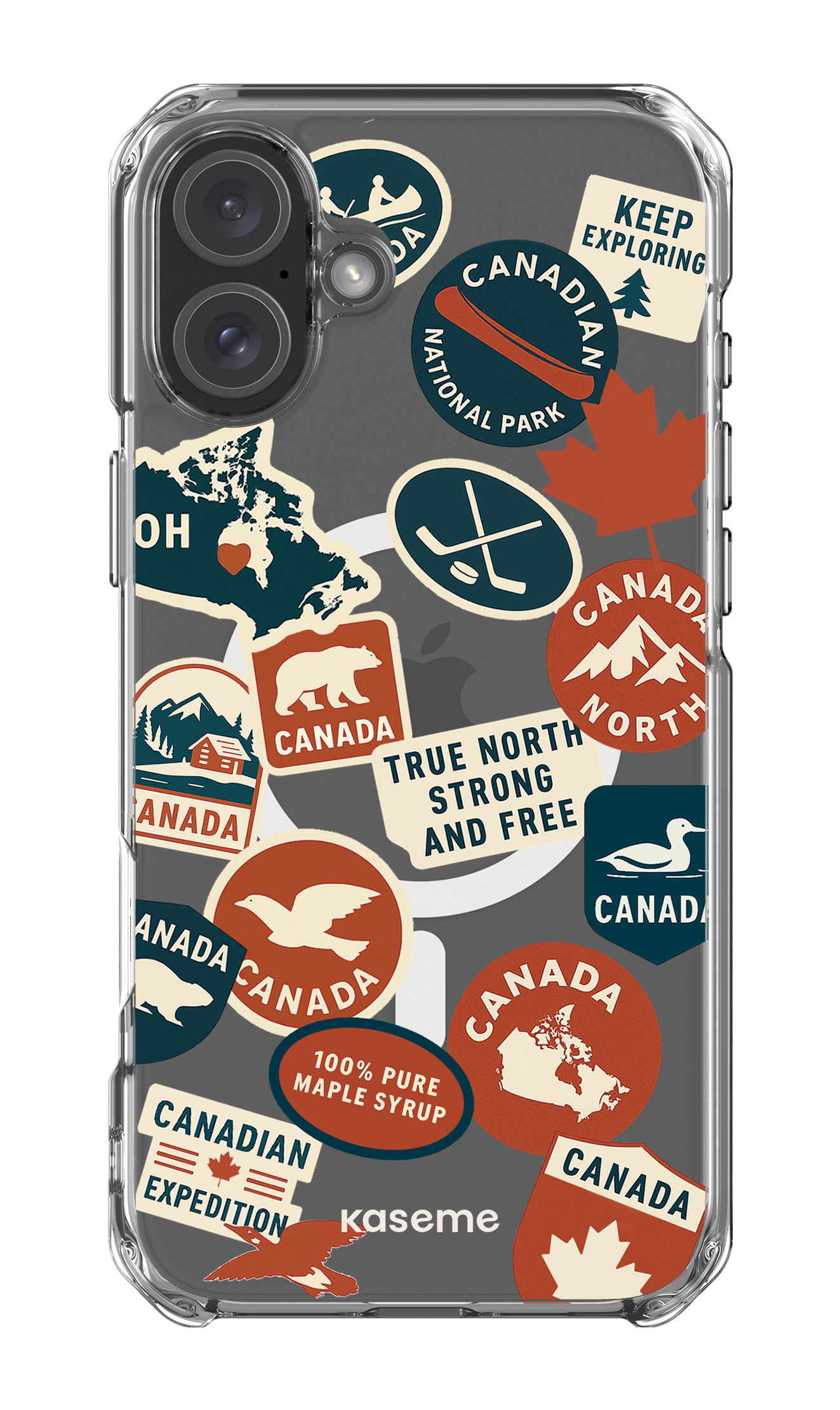 iPhone 16 Plus Clear Case Magsafe Oh Maple -