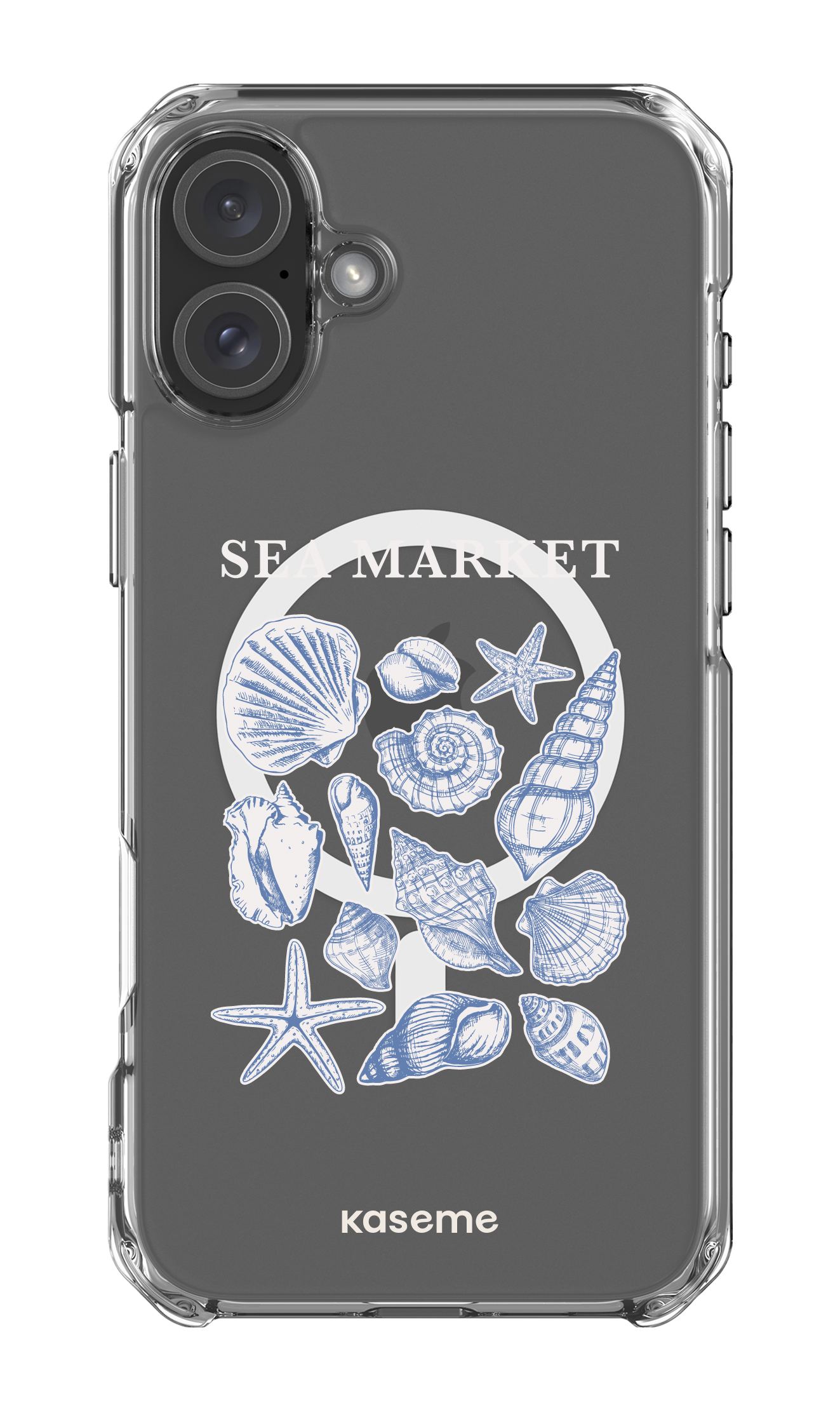 iPhone 16 Plus Clear Case Magsafe Souvenir Clear Case -