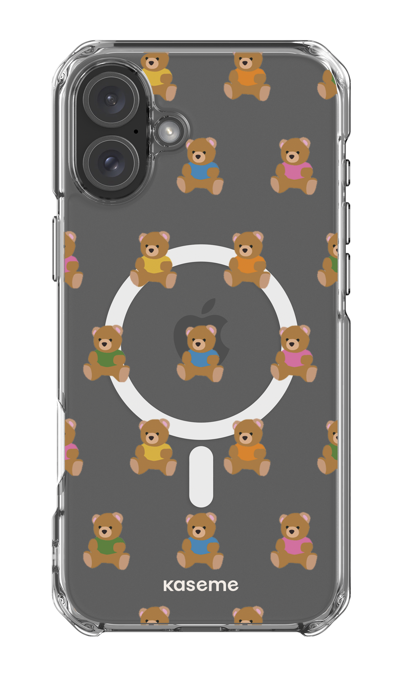 iPhone 16 Plus Clear Case Magsafe Teddy Clear Case -