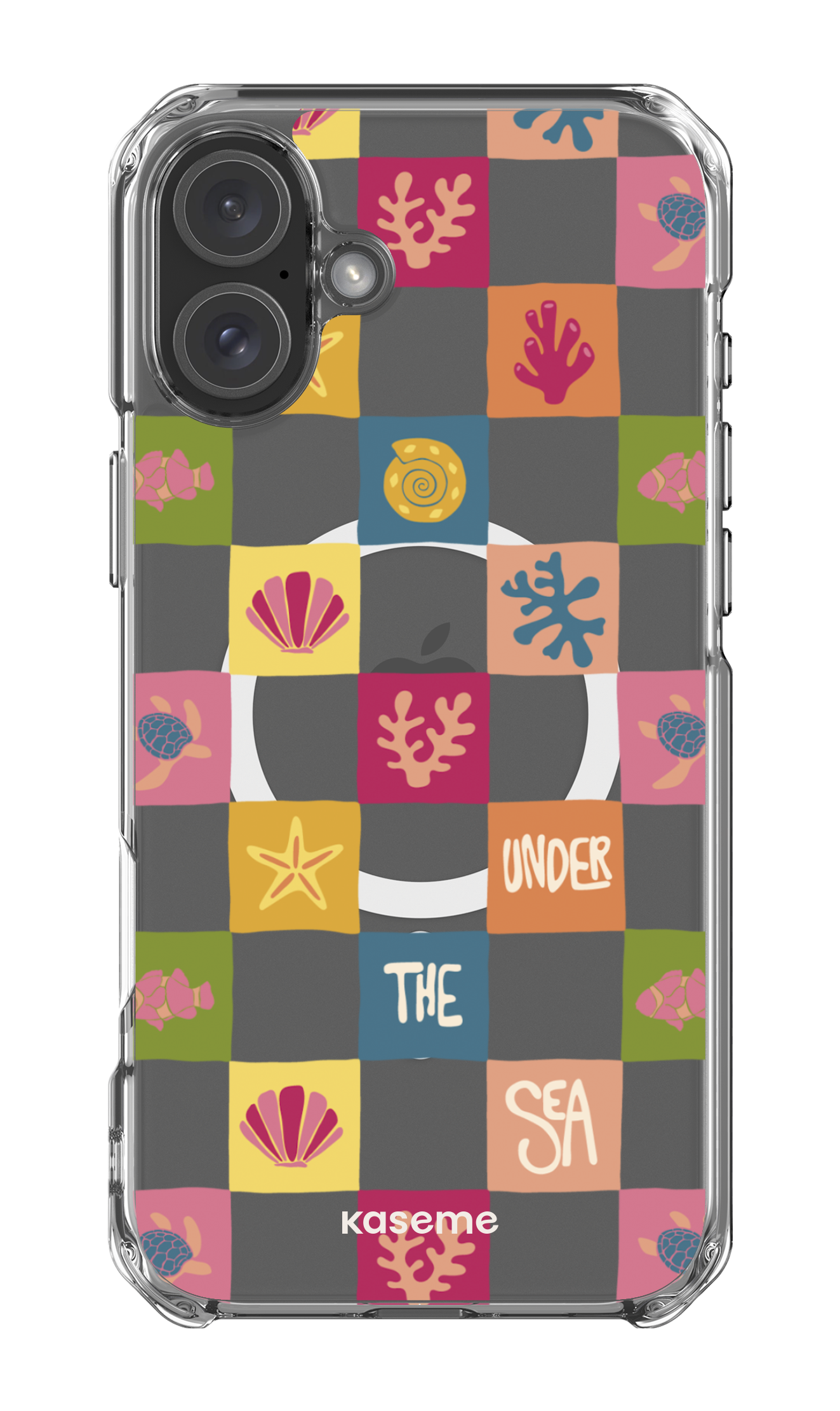 iPhone 16 Plus Clear Case Magsafe Under the sea Clear Case -