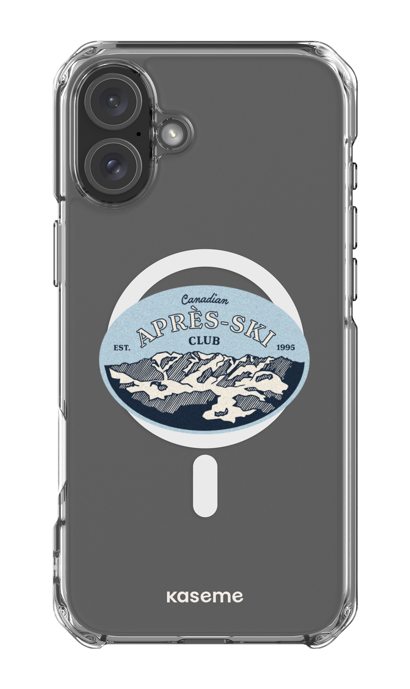 iPhone 16 Plus Clear Case Magsafe Whistler Clear Case -