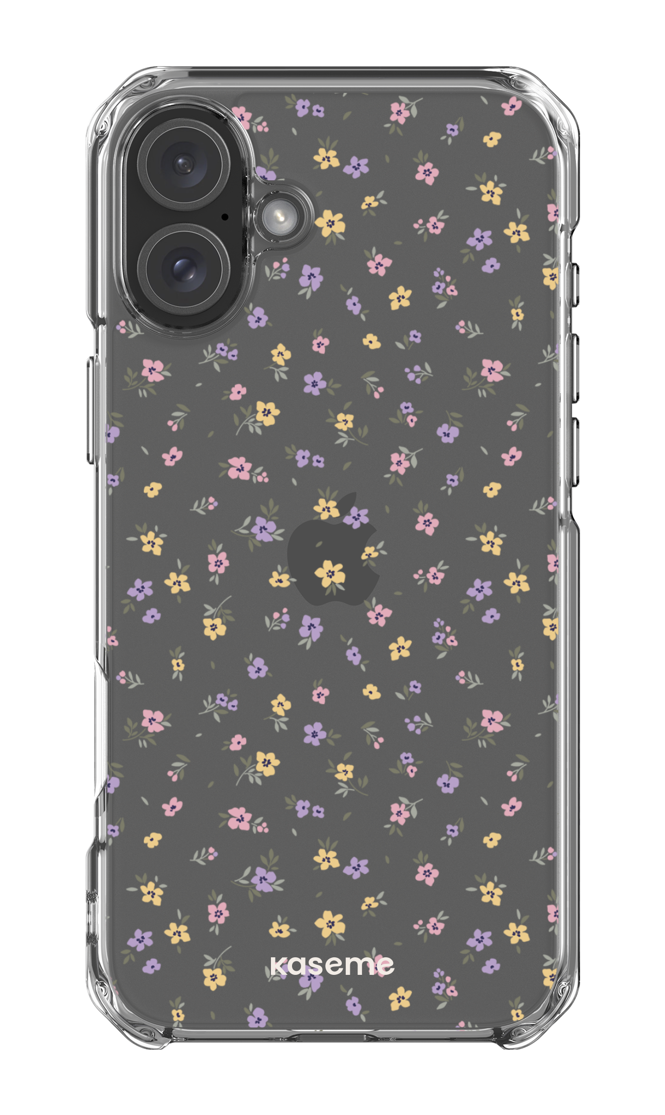 iPhone 16 Plus Clear Case Porcelain Blossom Clear Case -