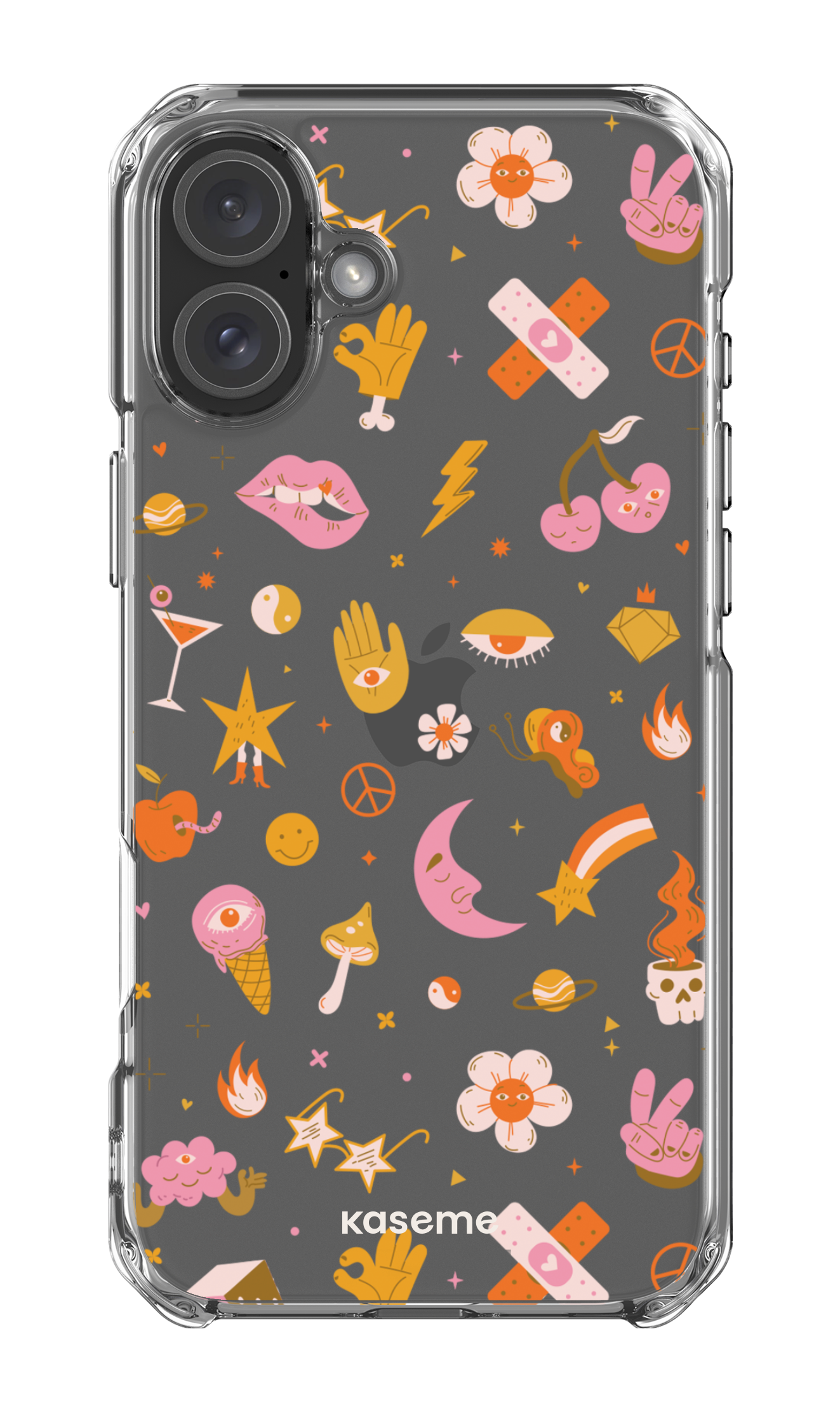 iPhone 16 Plus Clear Case Psycho Clear Case -