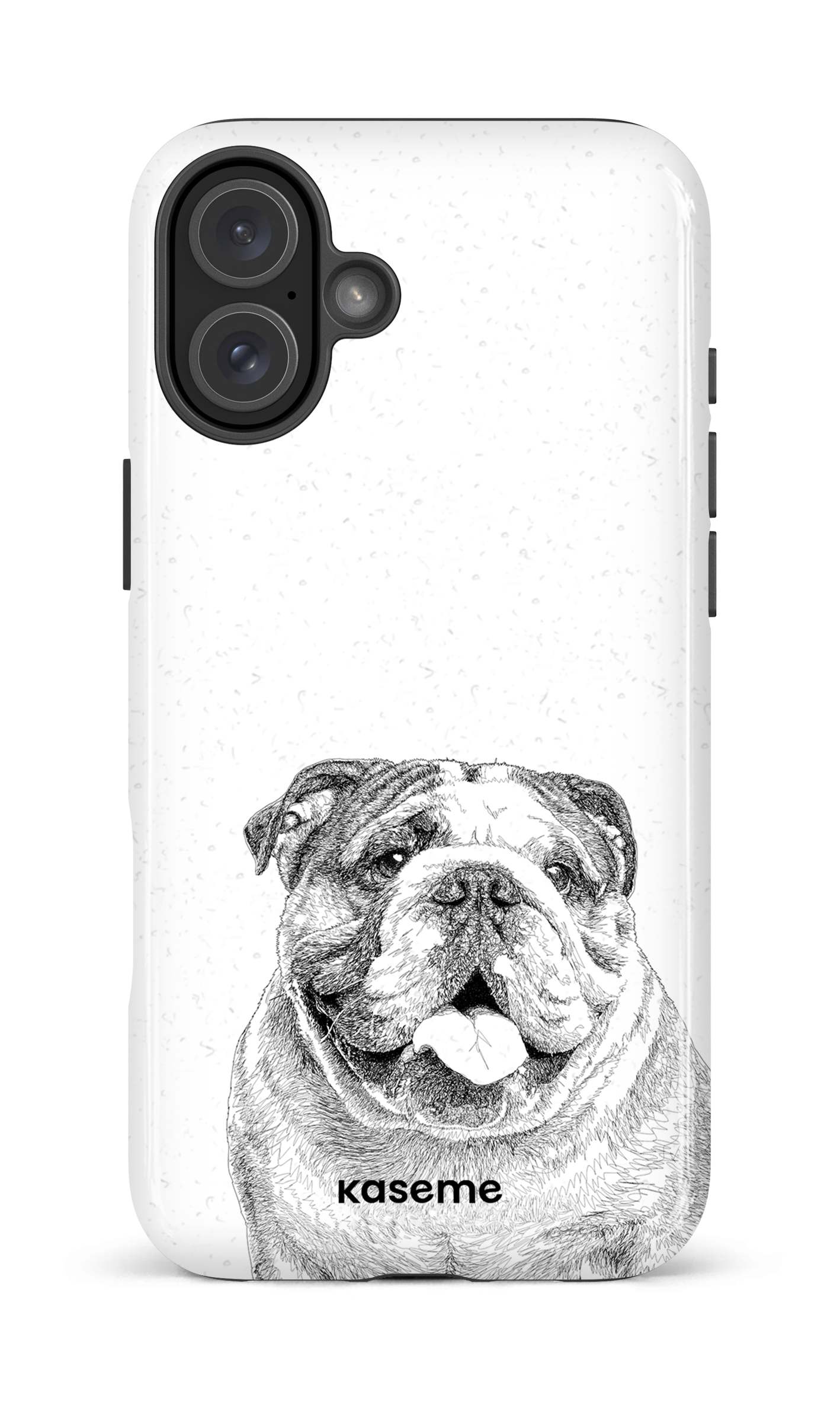 iPhone 16 Plus Impact Case English Bulldog -