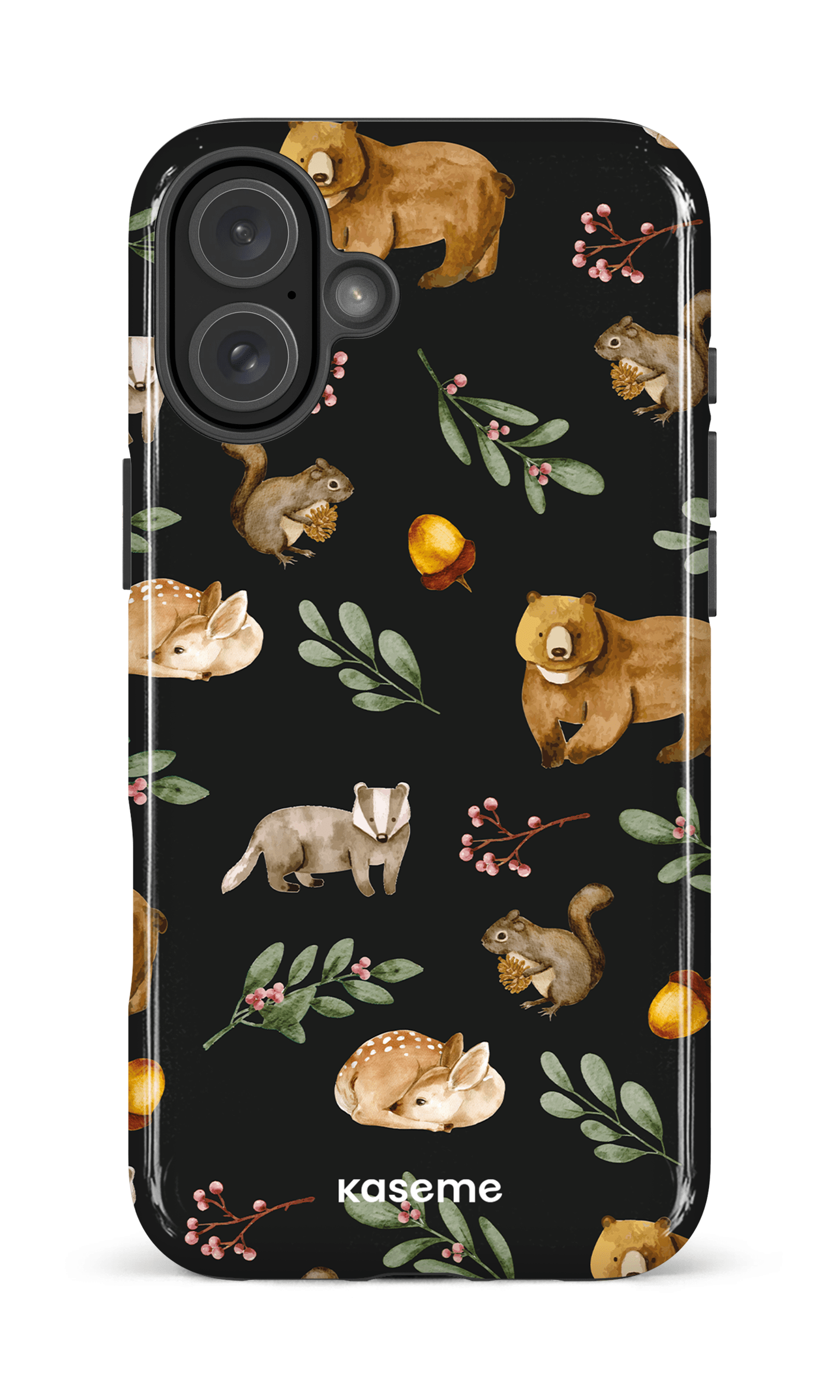 iPhone 16 Plus Impact Case Furry Forest -