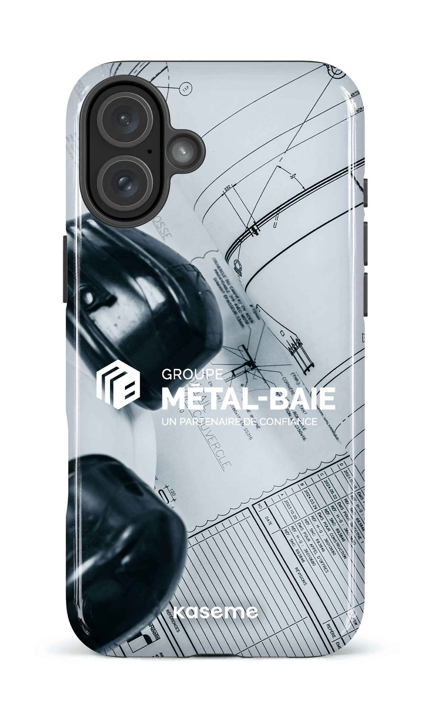 iPhone 16 Plus Impact Case Le plan par Métal-Baie -