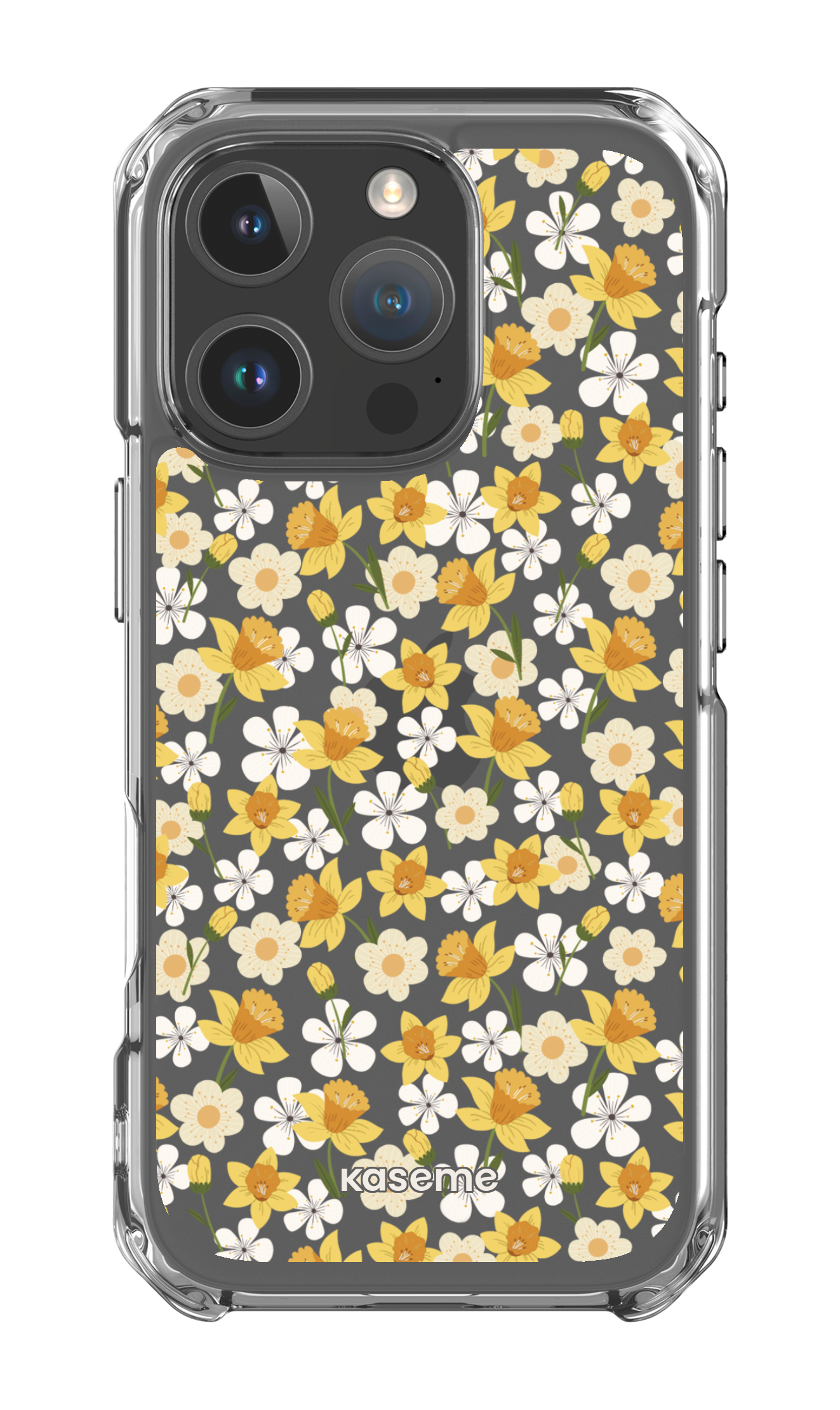 iPhone 16 Pro Clear Case Daffodil Clear Case -
