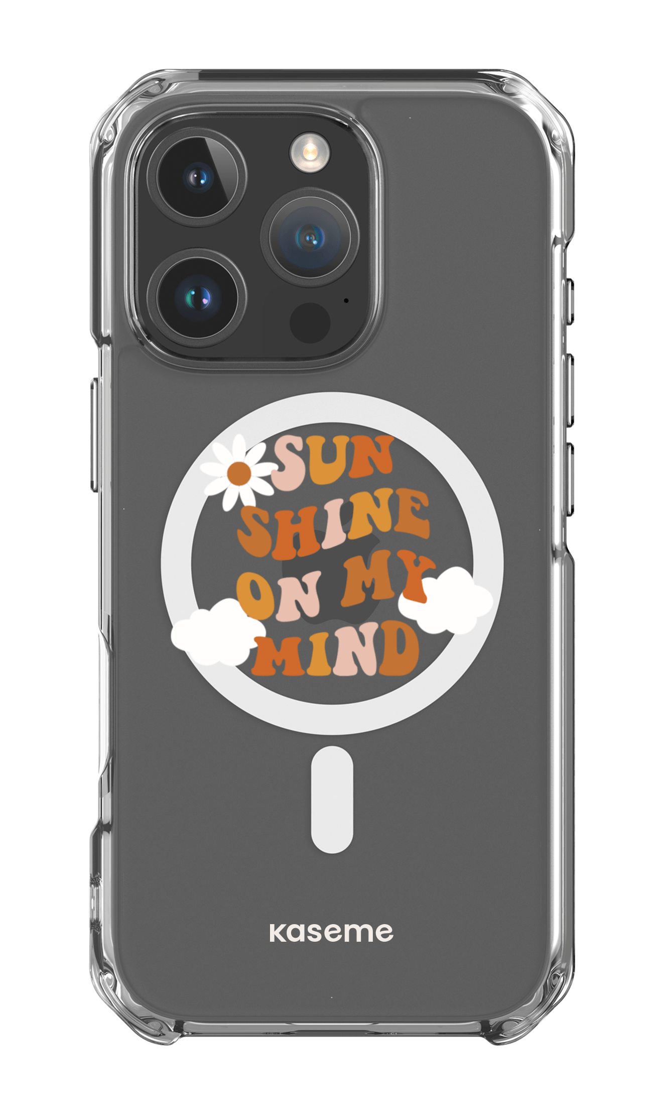 iPhone 16 Pro Clear Case Magsafe Cheerful Clear Case -