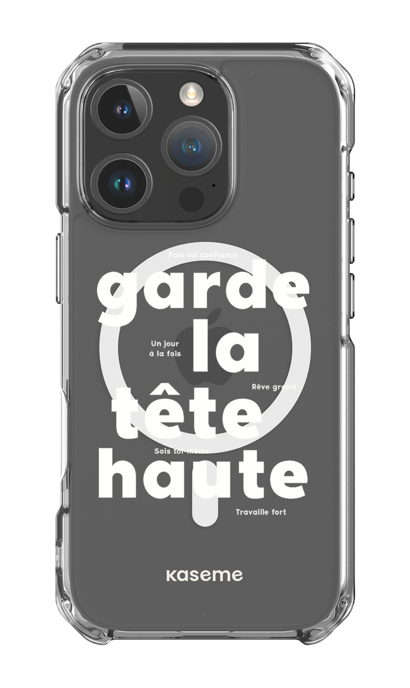 iPhone 16 Pro Clear Case Magsafe État d'esprit Clear Case -