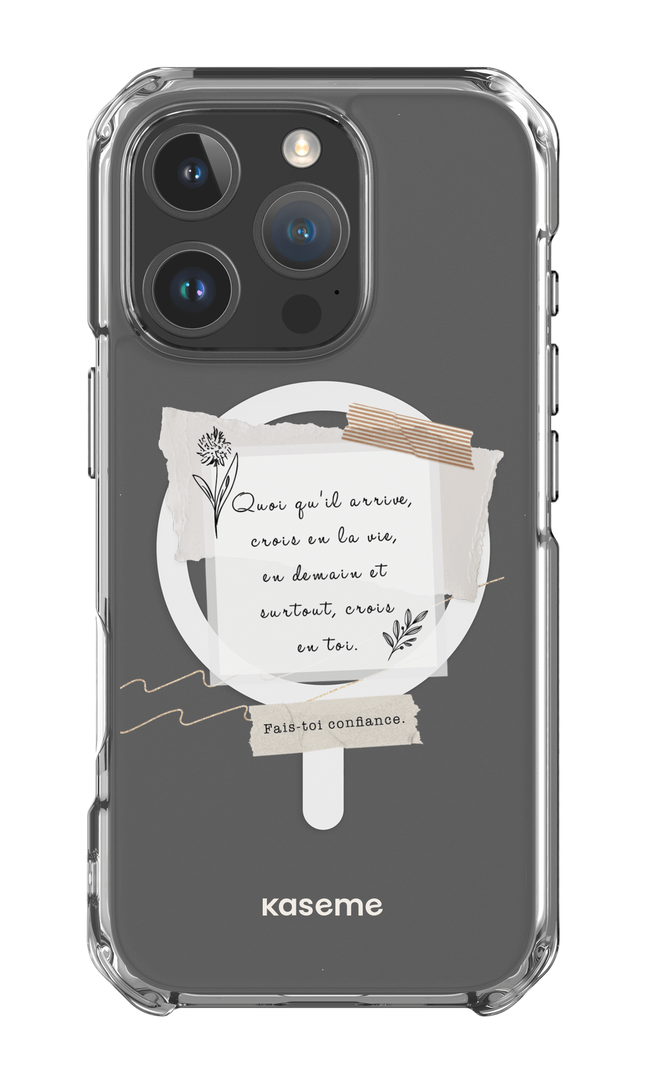 iPhone 16 Pro Clear Case Magsafe Foi Clear Case -