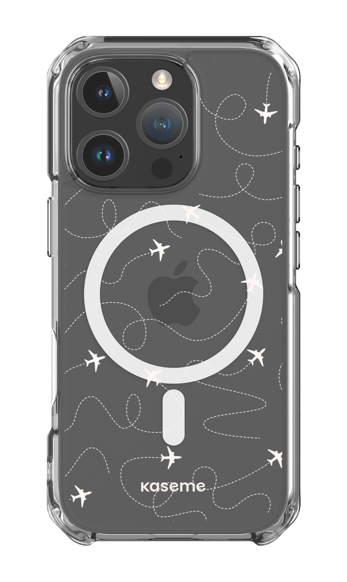 iPhone 16 Pro Clear Case Magsafe Globetrotter Clear Case -