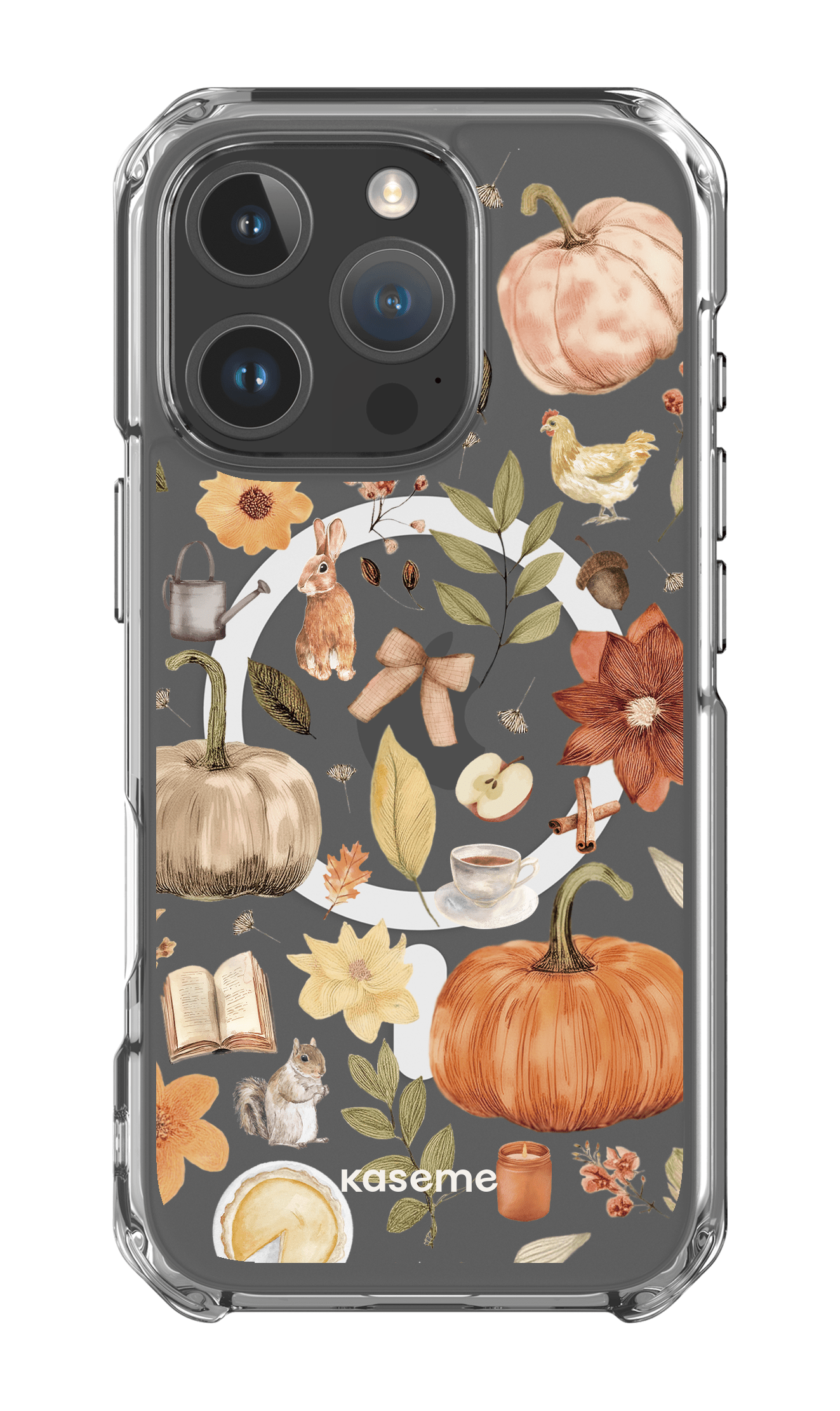 iPhone 16 Pro Clear Case Magsafe Harvest Hues Clear Case -