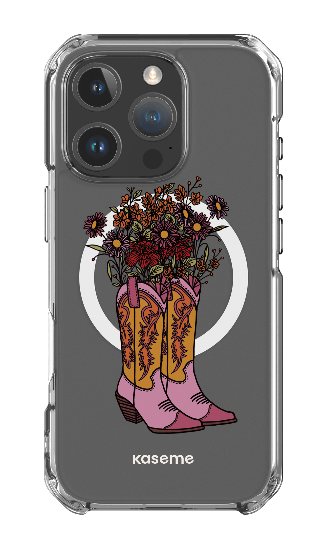 iPhone 16 Pro Clear Case Magsafe Howdy Clear Case -