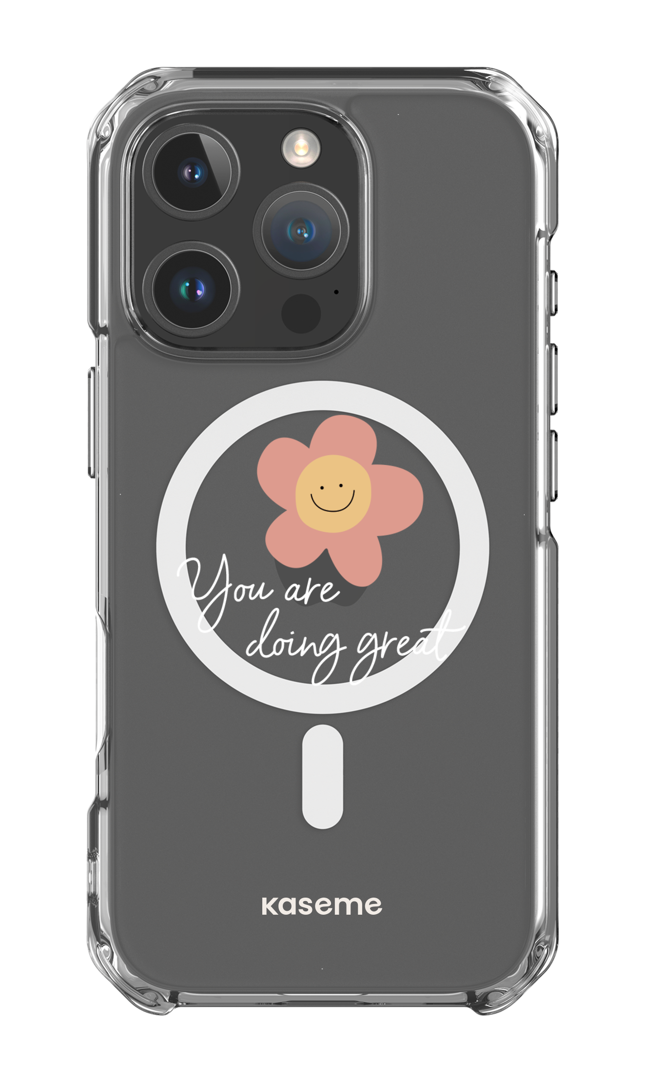 iPhone 16 Pro Clear Case Magsafe Keep going Clear Case -