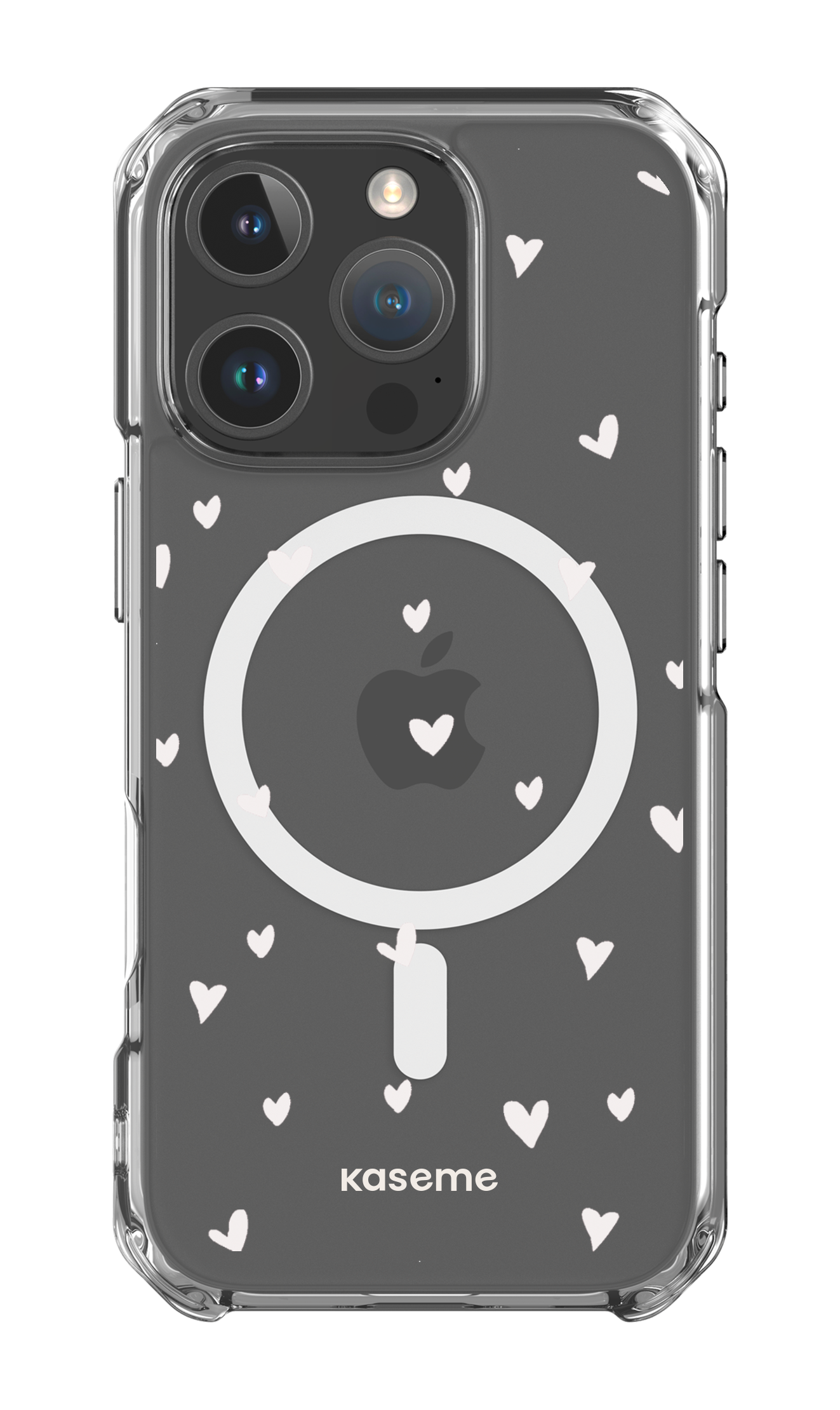 iPhone 16 Pro Clear Case Magsafe Lovely Clear Case -