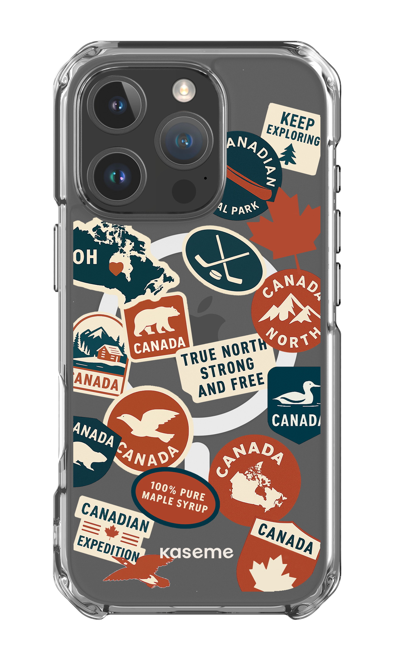 iPhone 16 Pro Clear Case Magsafe Oh Maple -