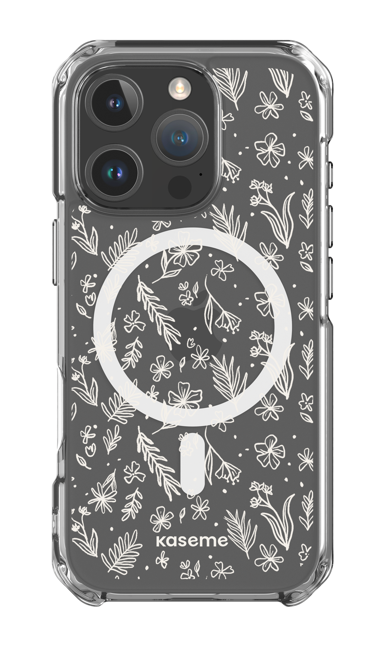 iPhone 16 Pro Clear Case Magsafe Olive Branch Clear Case -