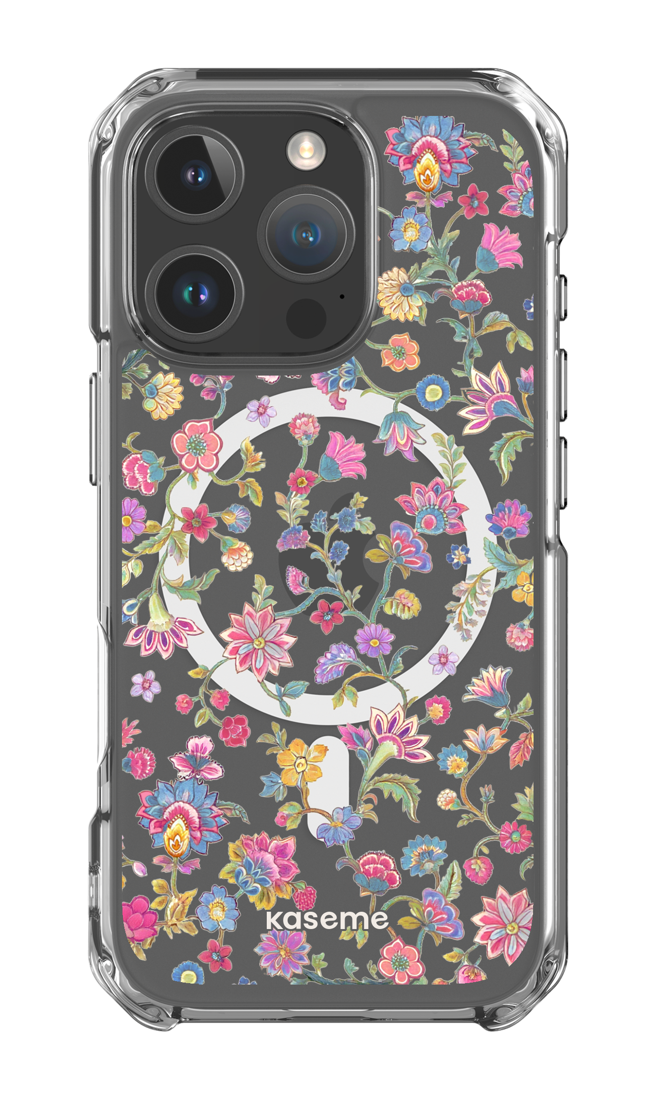 iPhone 16 Pro Clear Case Magsafe Secret Garden Clear Case -