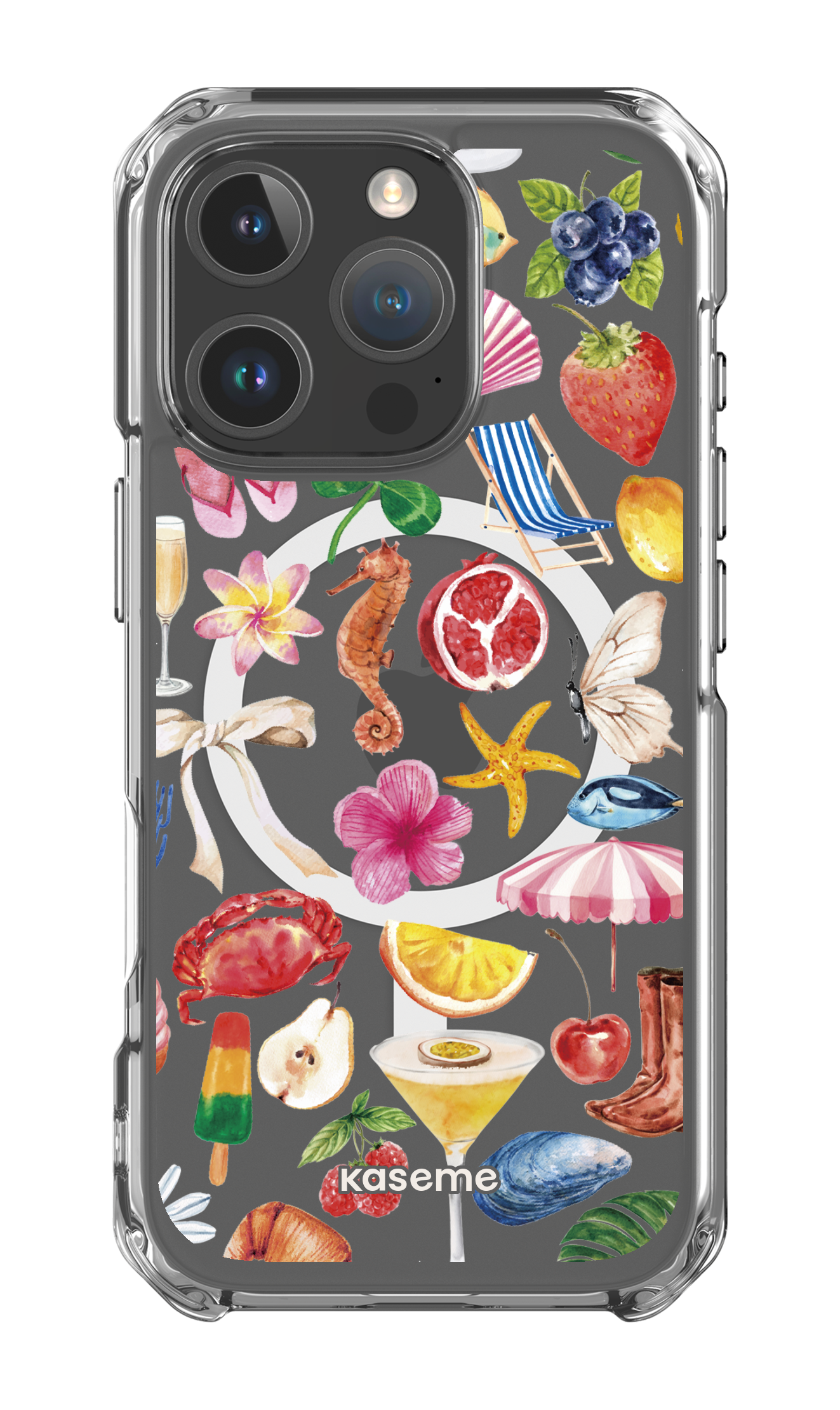 iPhone 16 Pro Clear Case Magsafe St-Tropez Clear Case -