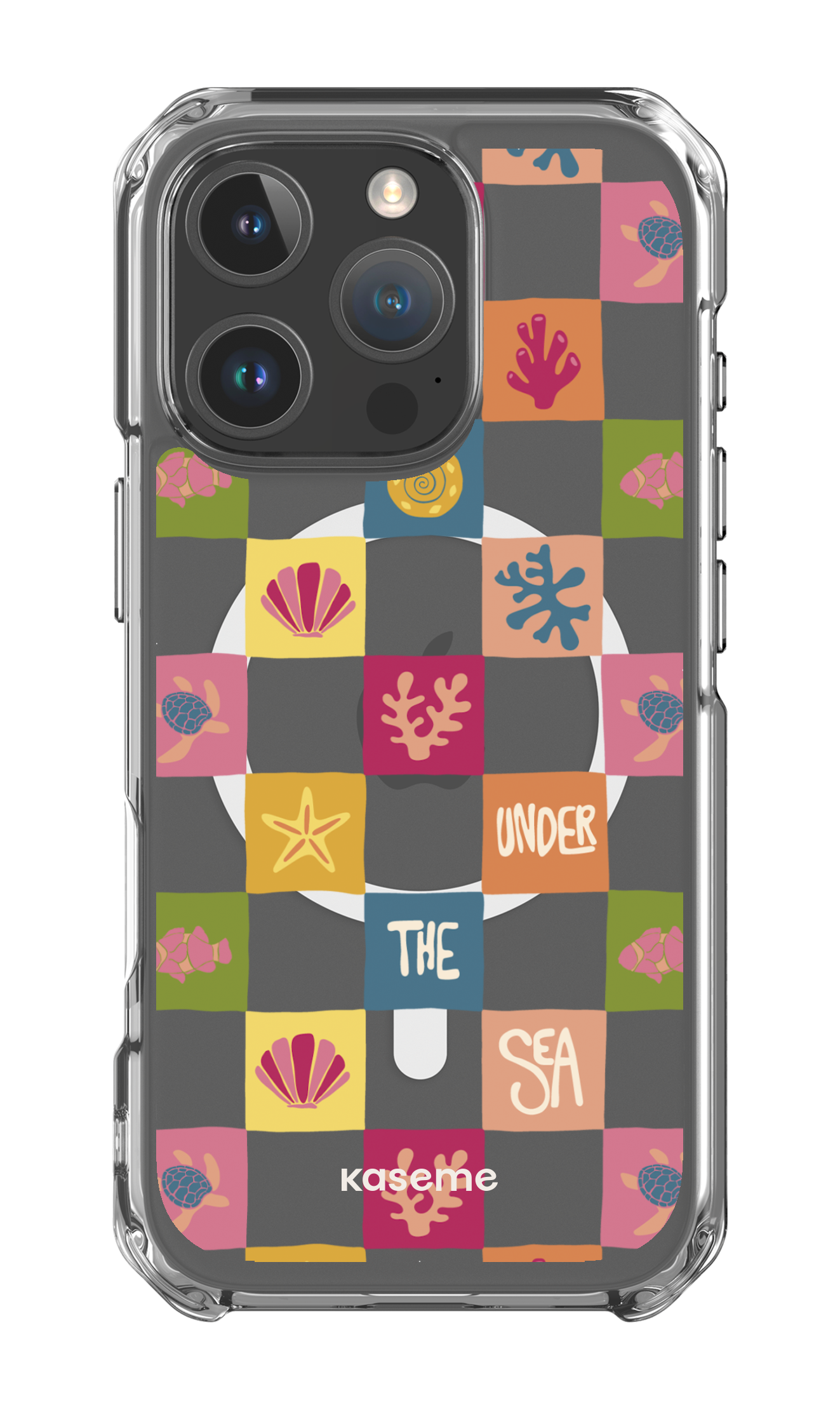 iPhone 16 Pro Clear Case Magsafe Under the sea Clear Case -