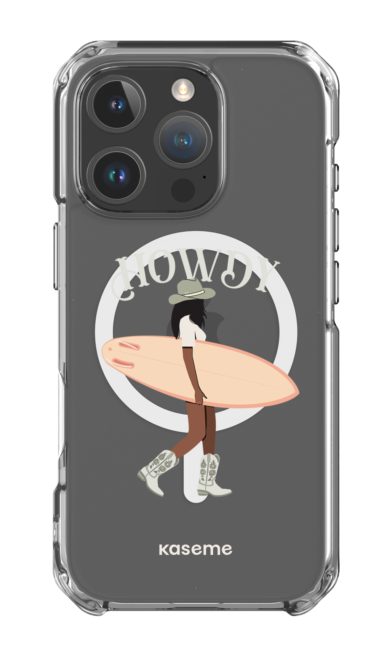 iPhone 16 Pro Clear Case Magsafe Westsea Green Clear Case -