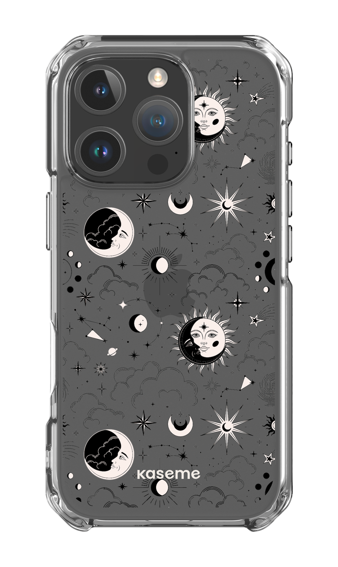 iPhone 16 Pro Clear Case Milky Way White Clear Case -