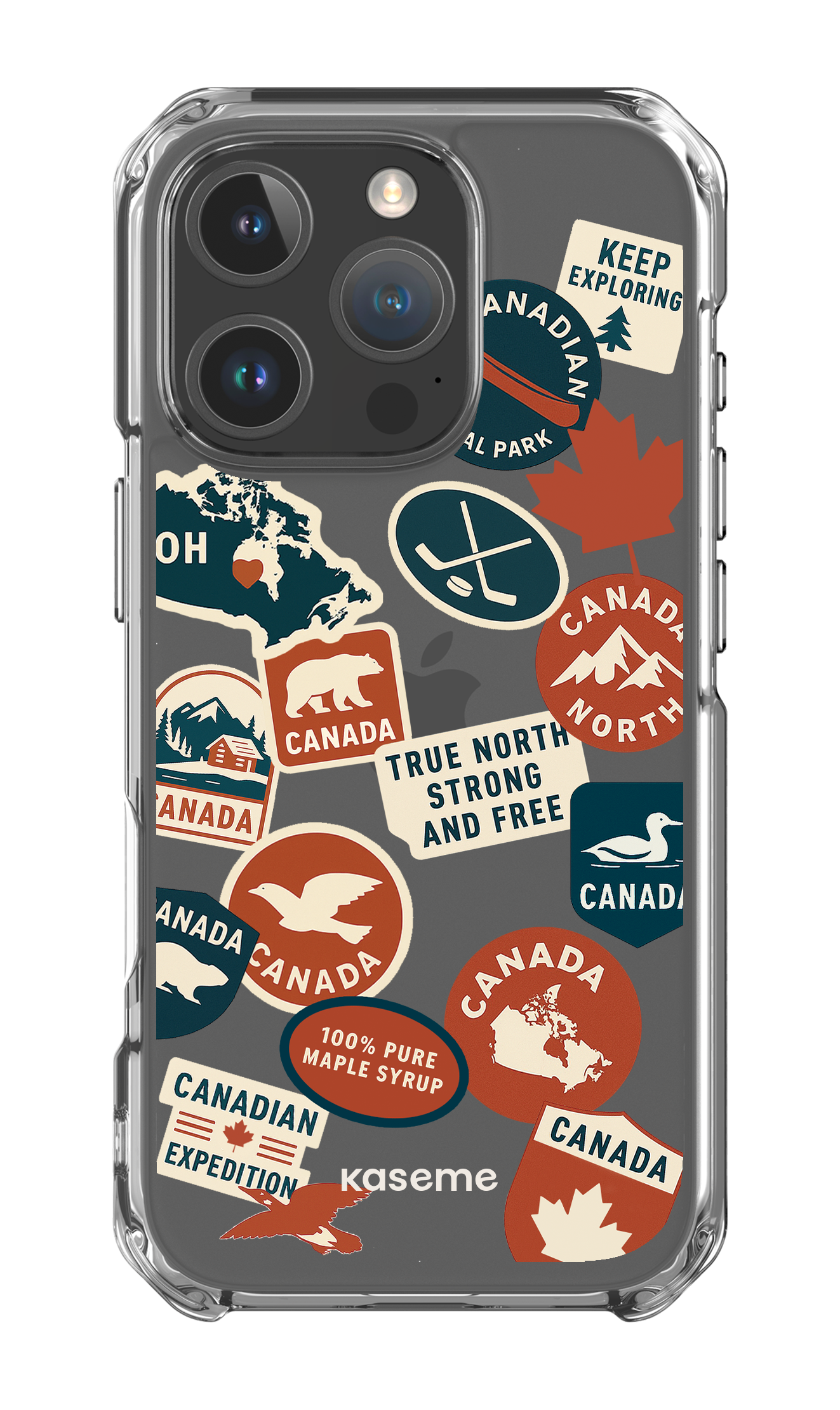 iPhone 16 Pro Clear Case Oh Maple -