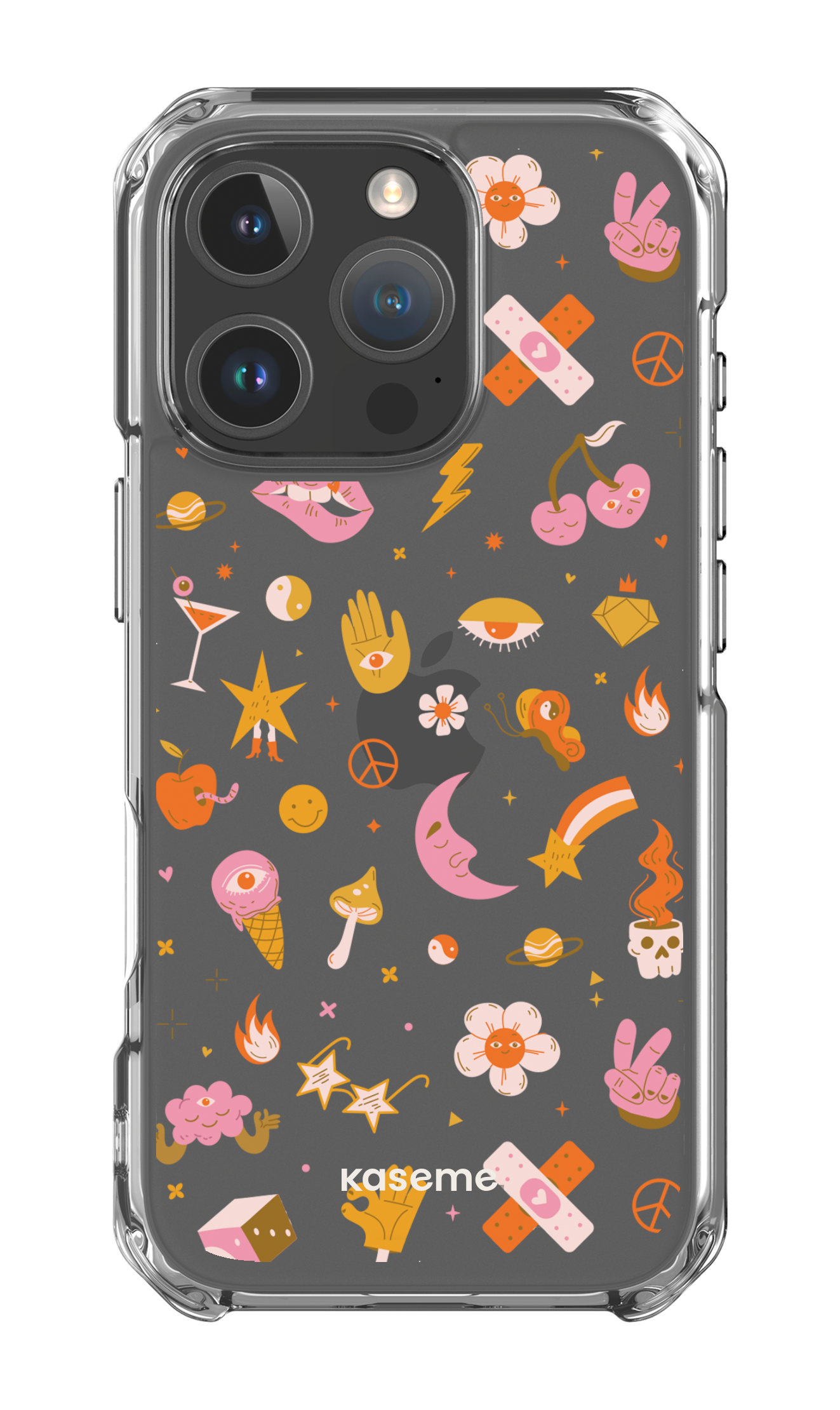 iPhone 16 Pro Clear Case Psycho Clear Case -